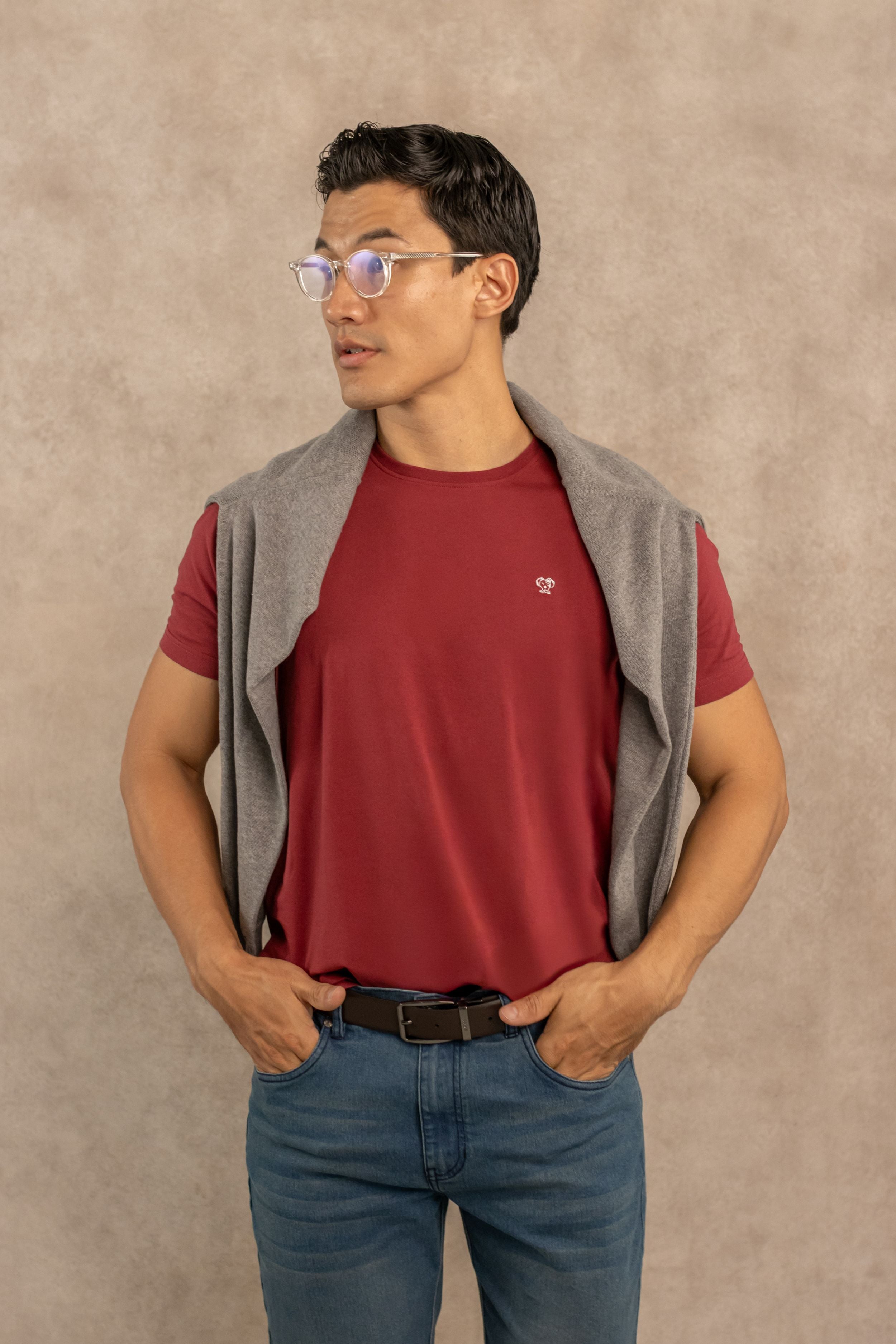 The Impeccable Tee™ – Burgundy