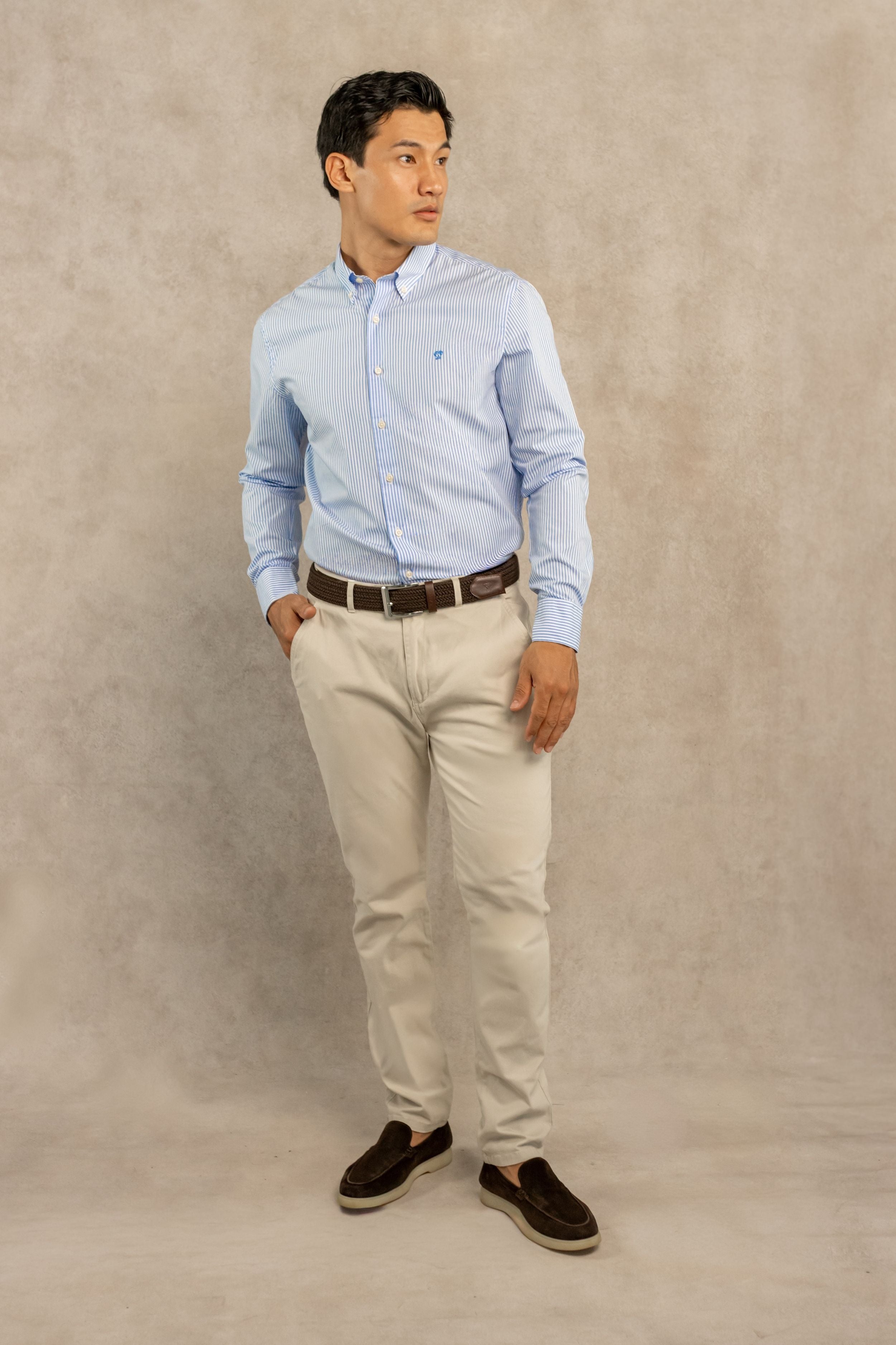The Impeccable Shirt™ | Poplin Yale Blue Stripes