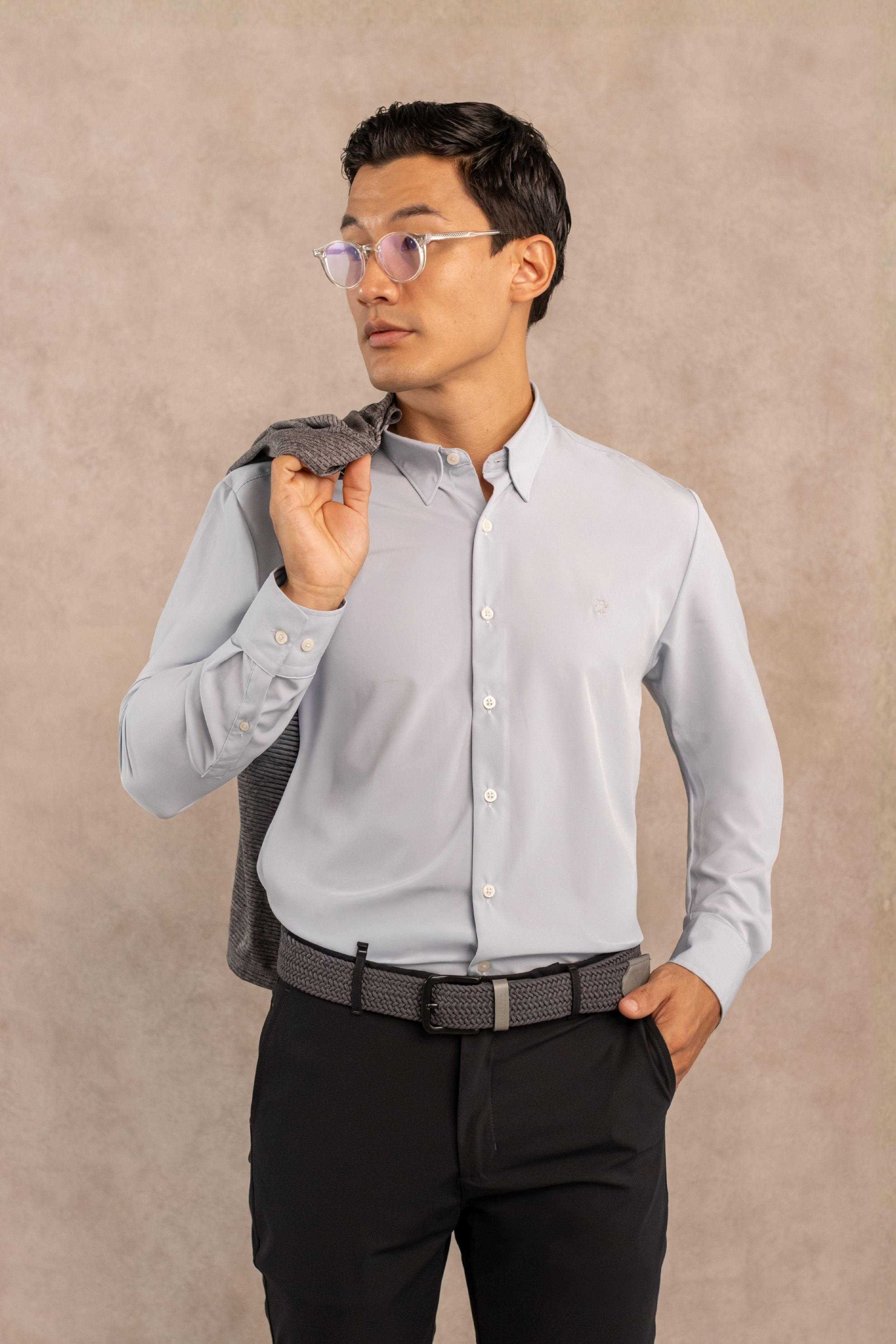 The Effortless Performance Shirt™ in Stone Grey