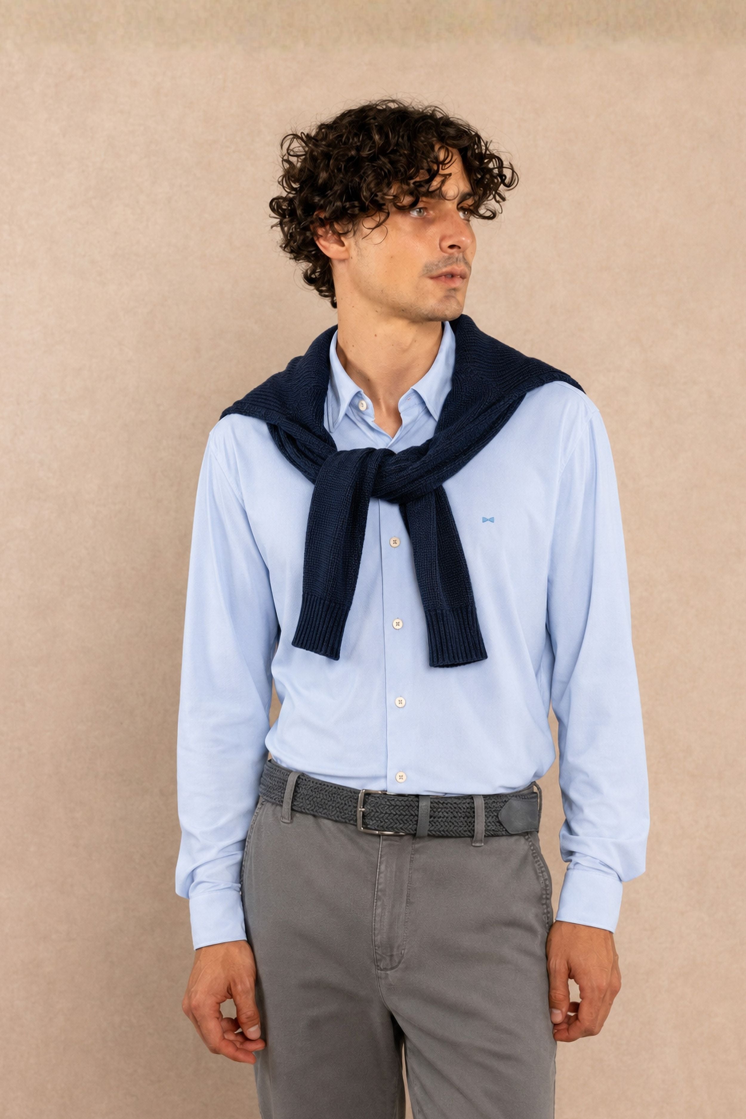 Performance Oxford Shirt – Light Blue