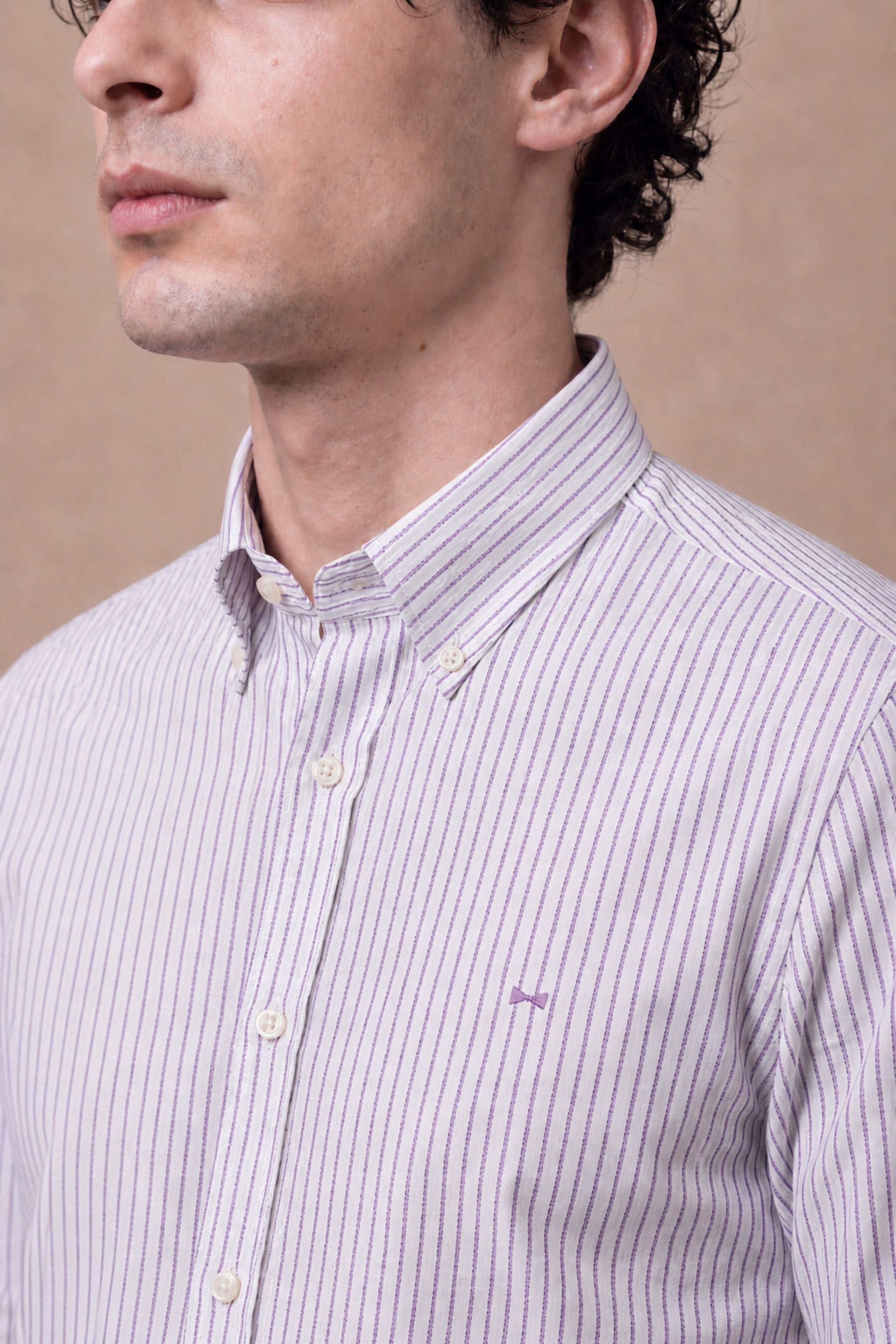 The Impeccable Shirt™ | Poplin Lilac Stripes