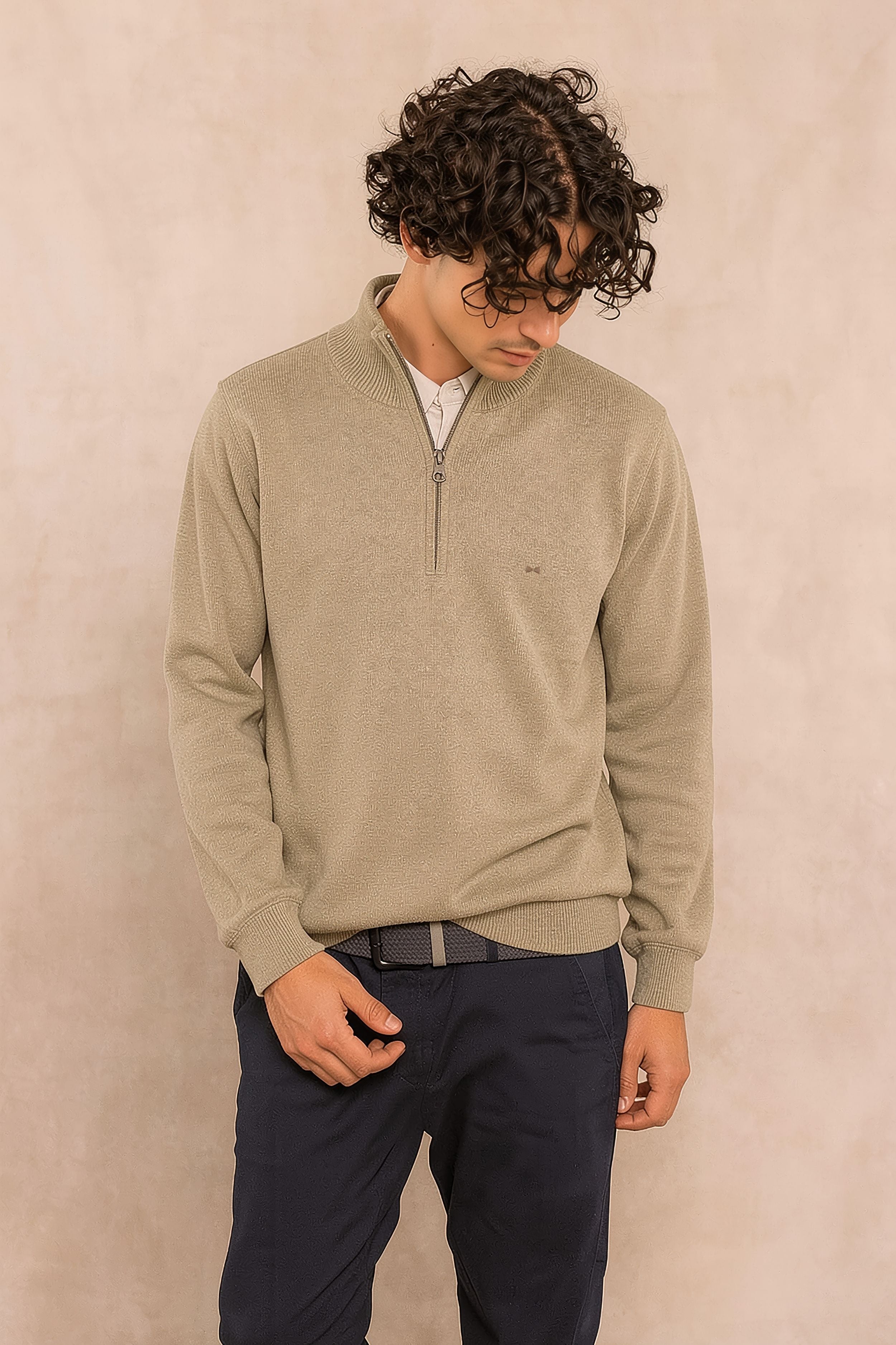 Sand Knit Half-Zip