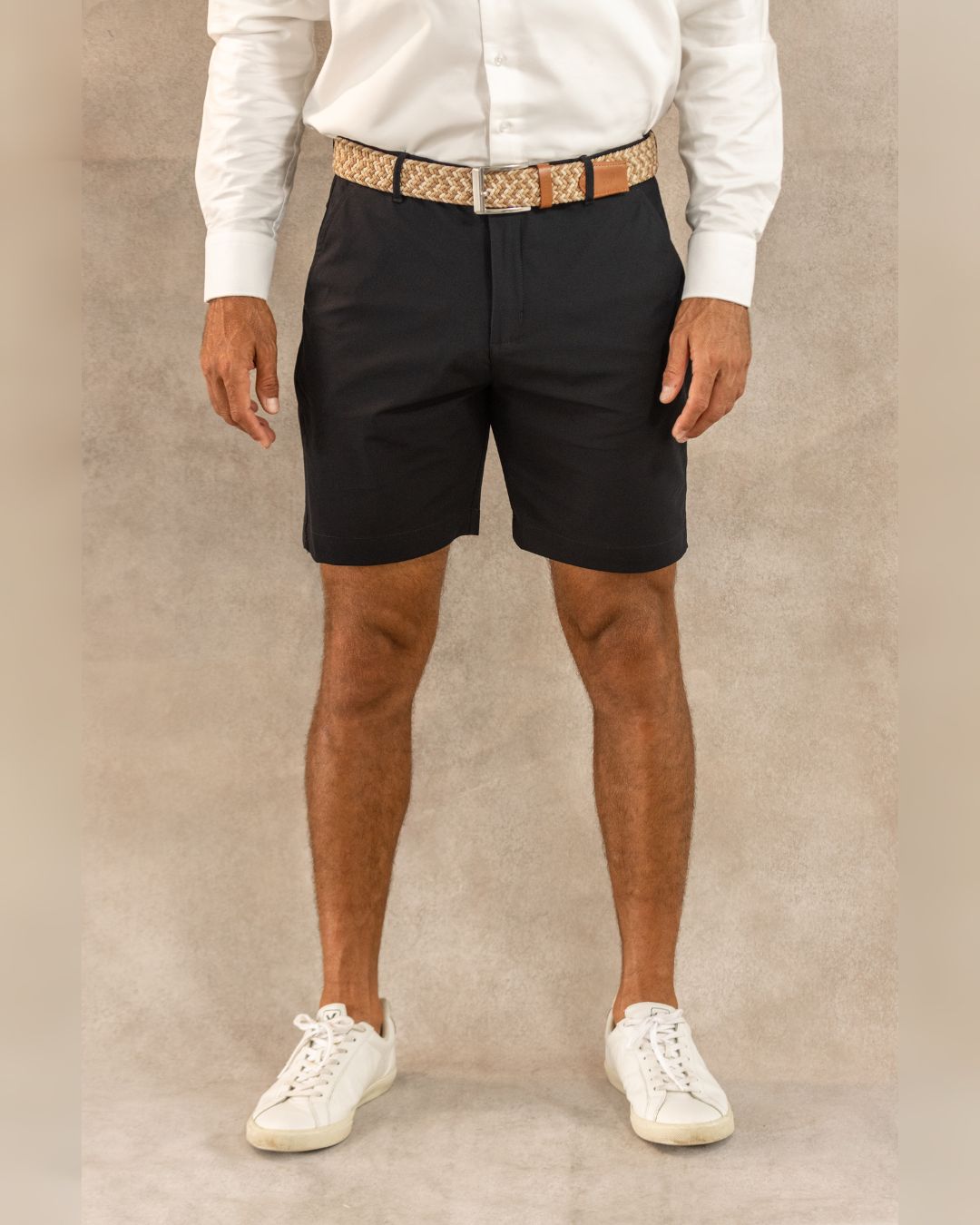 Dark Blue Performance Golf Shorts