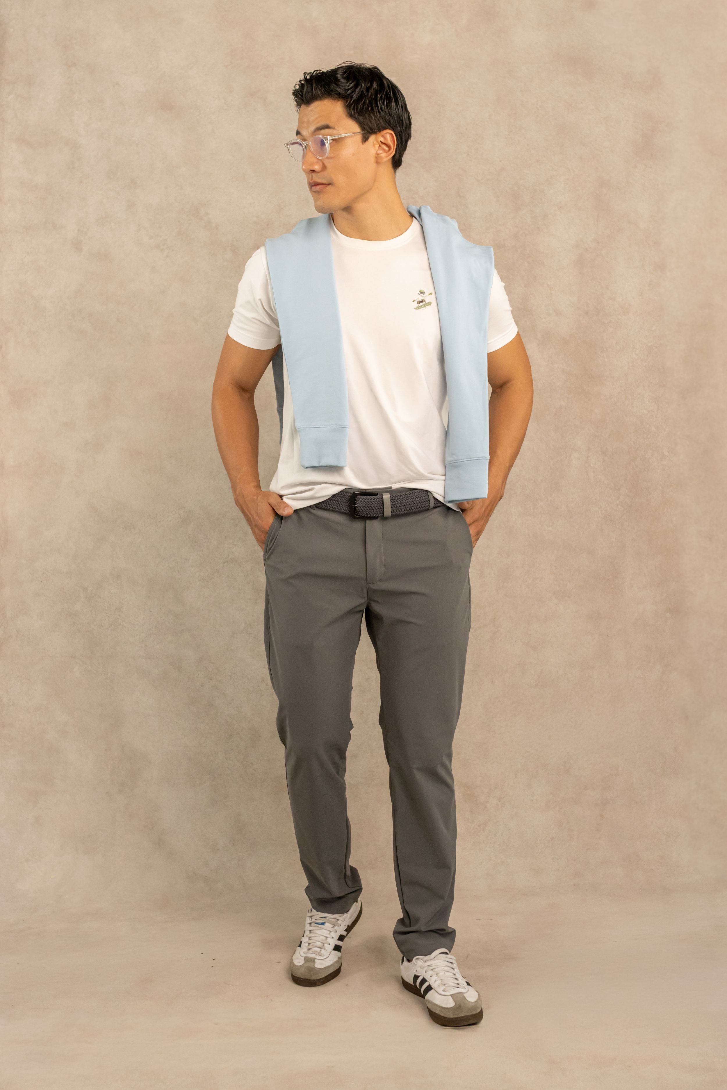The Impeccable Halfzip™ Light Blue