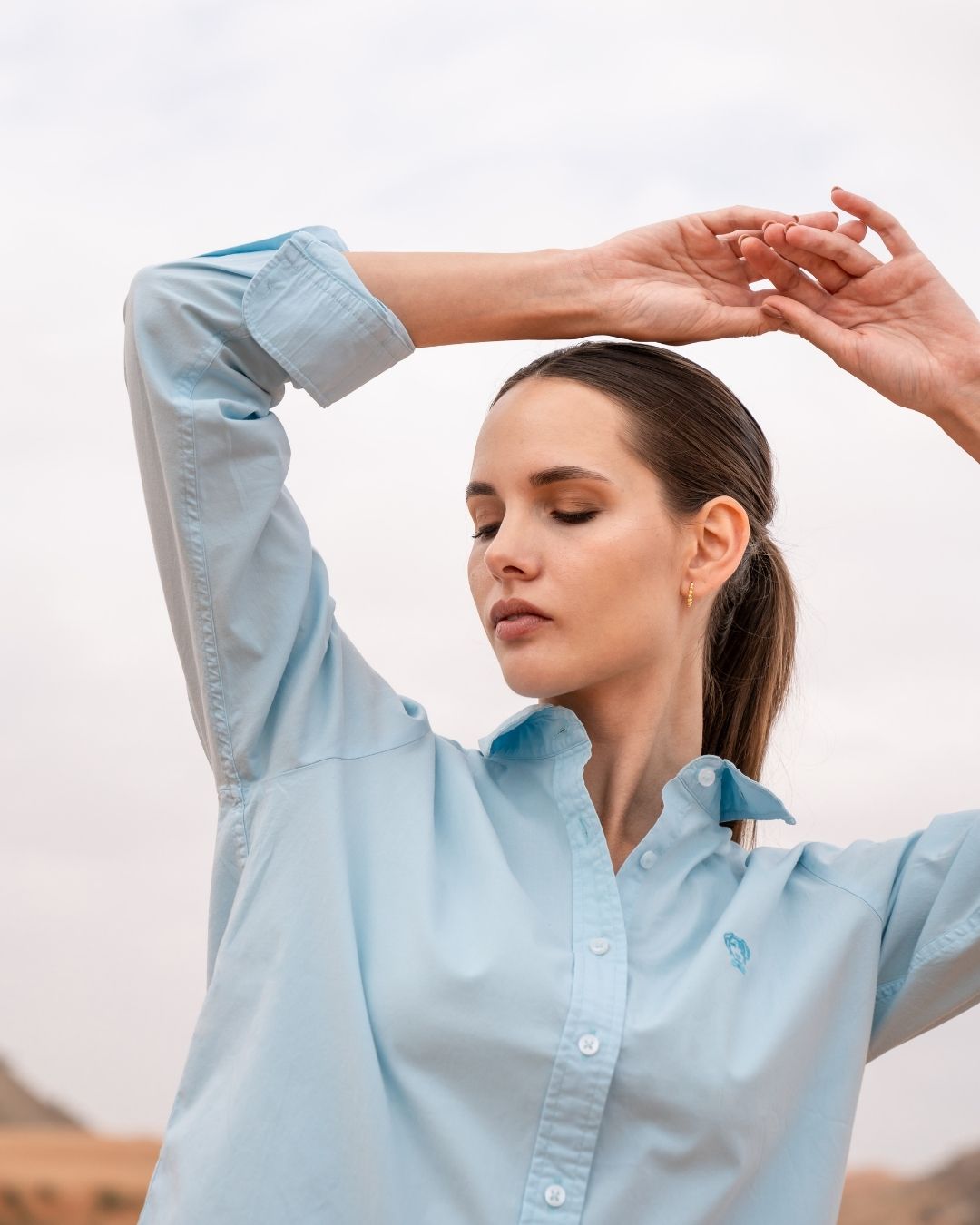 The Impeccable Femme Shirt™ | Baby Blue