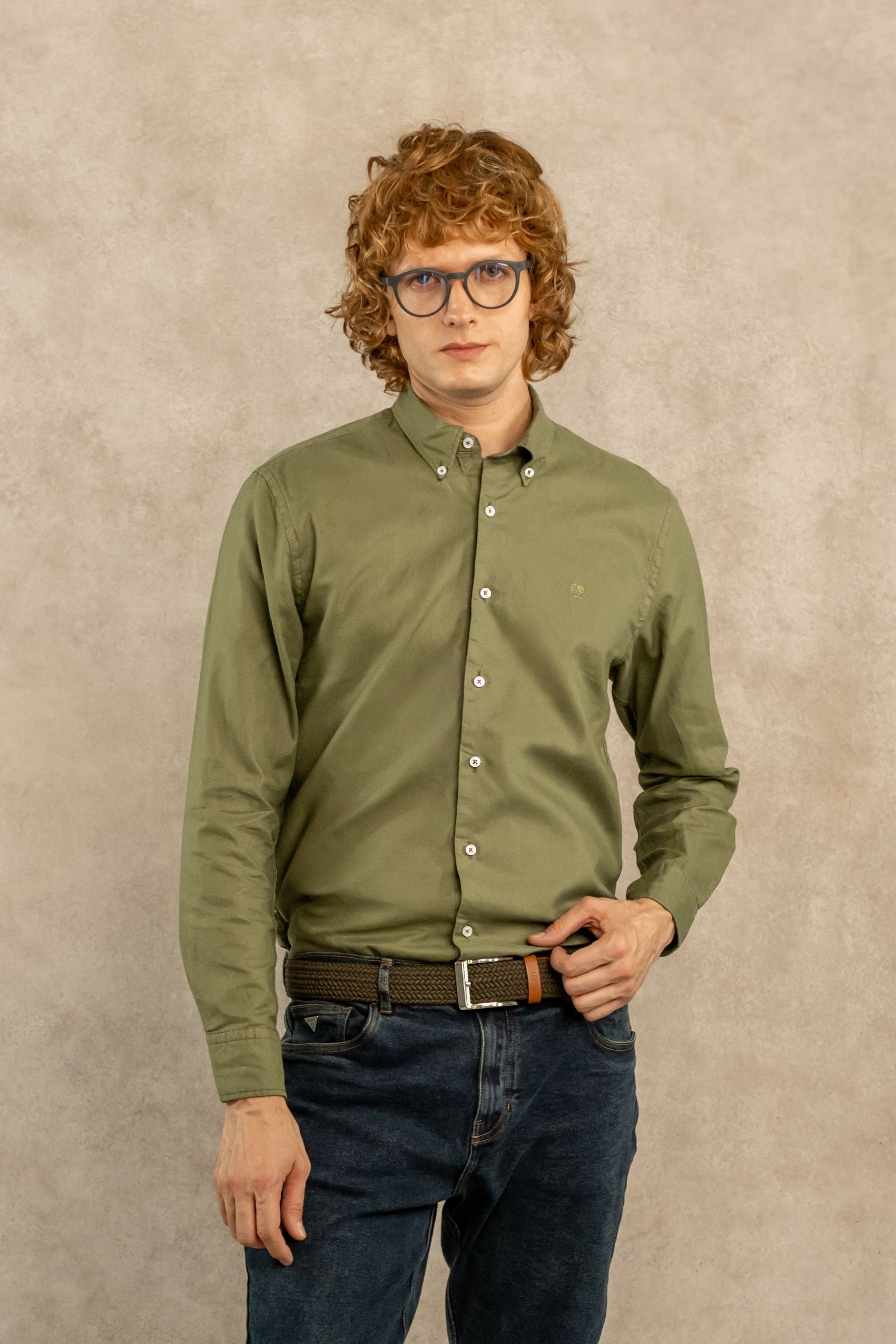 The Impeccable Shirt™ – Oxford in Military Green