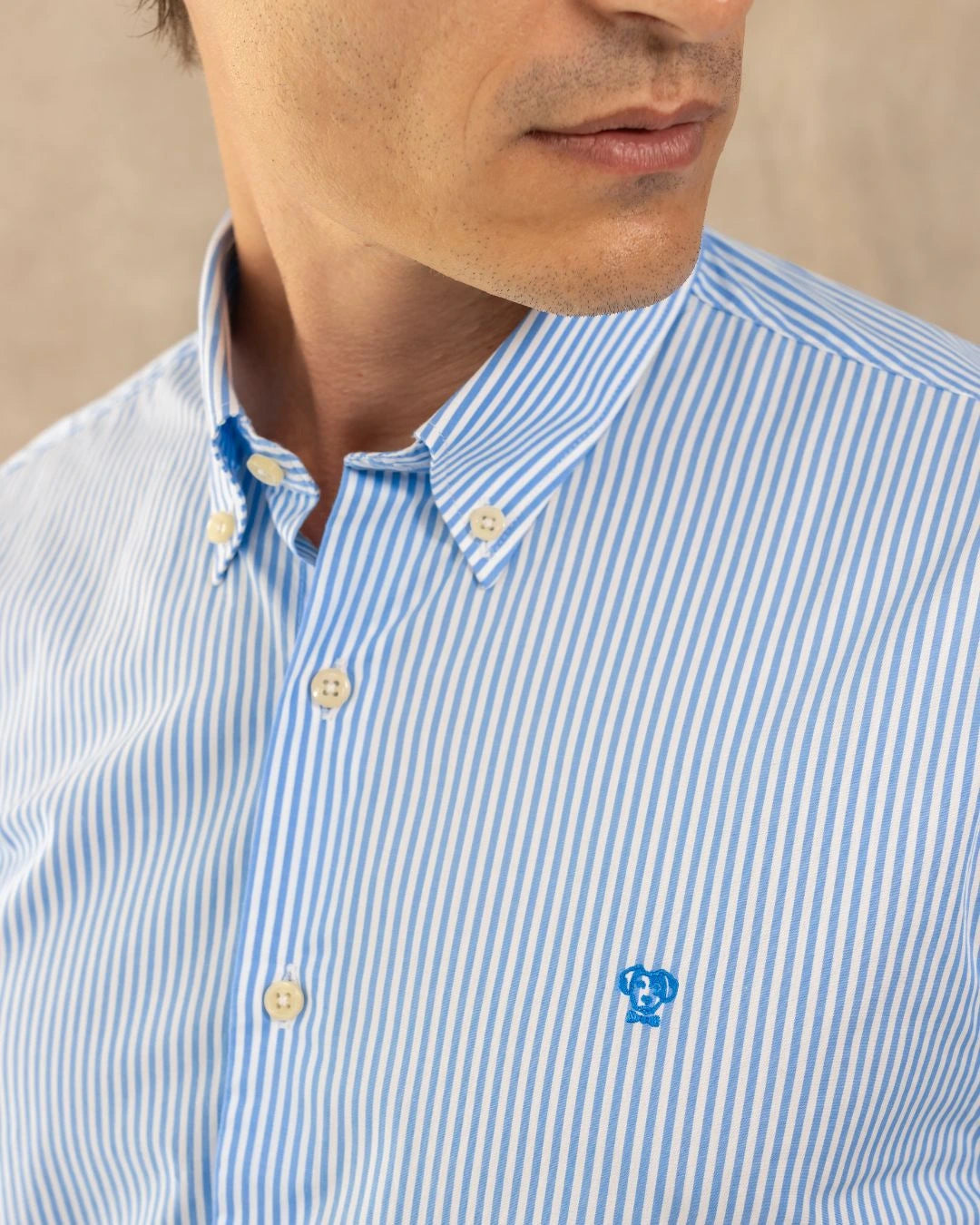 The Impeccable Shirt™ | Poplin Yale Blue Stripes