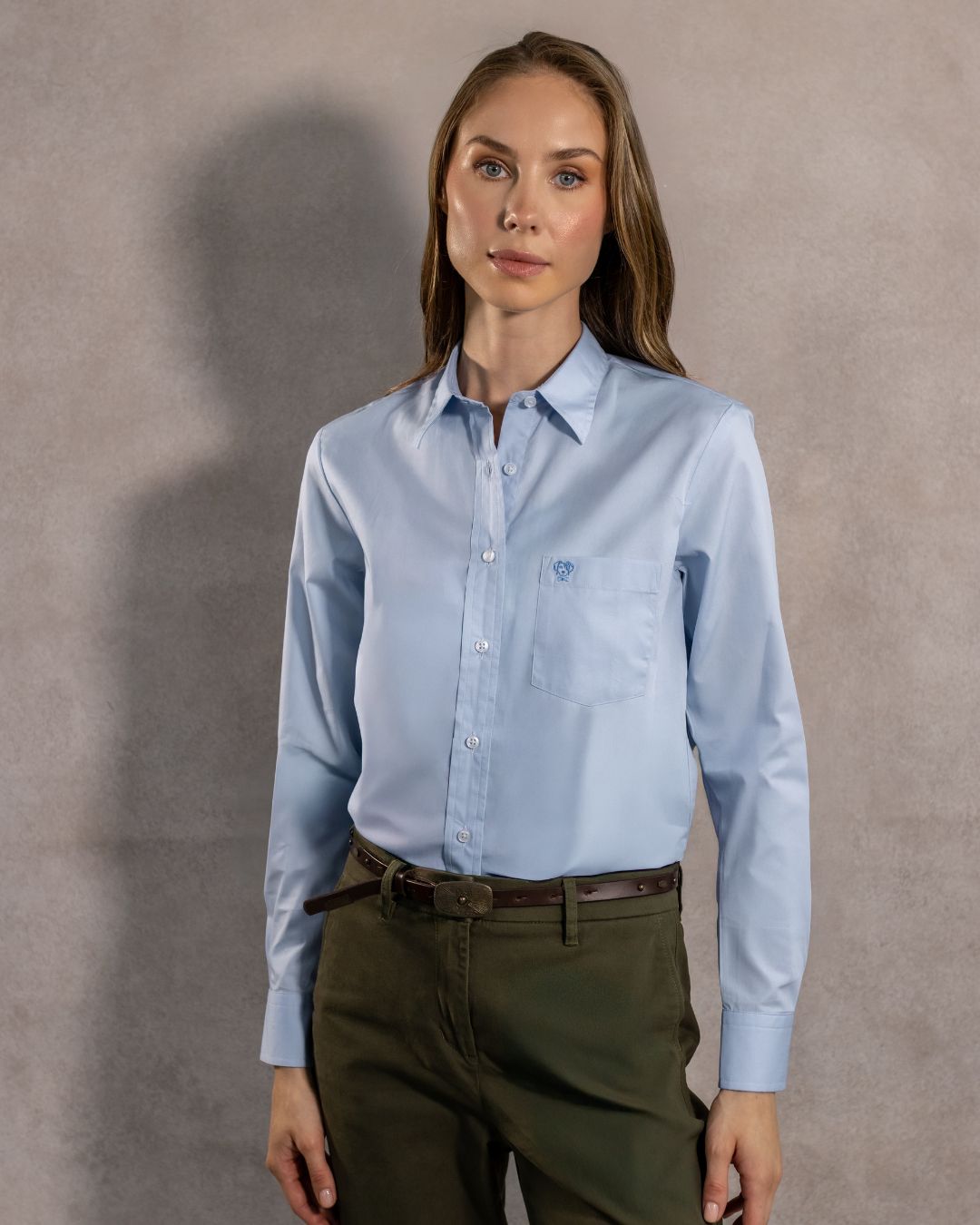 The Impeccable Femme Shirt™ | Light Blue With Pocket