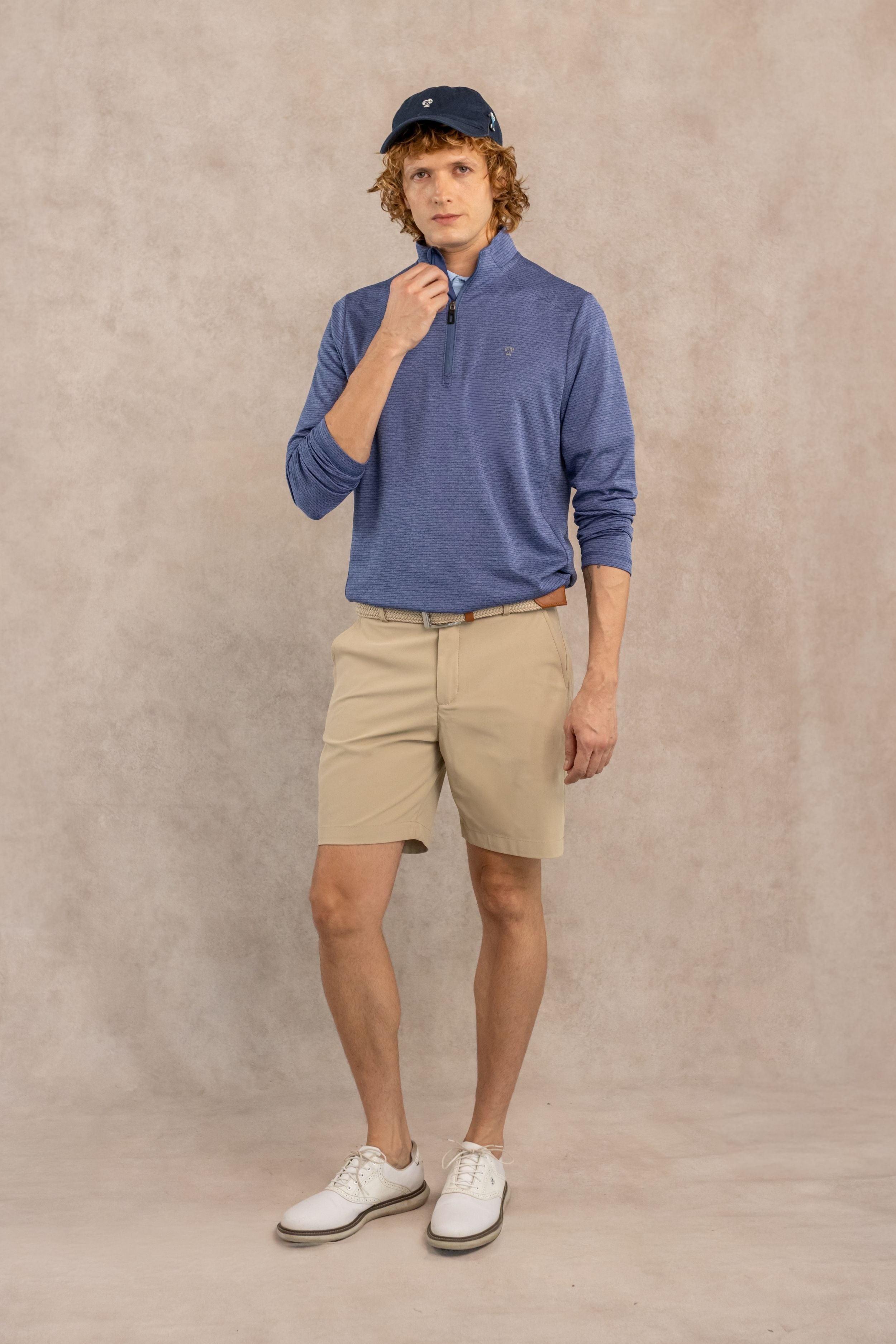 Half-Zip Performance Blue