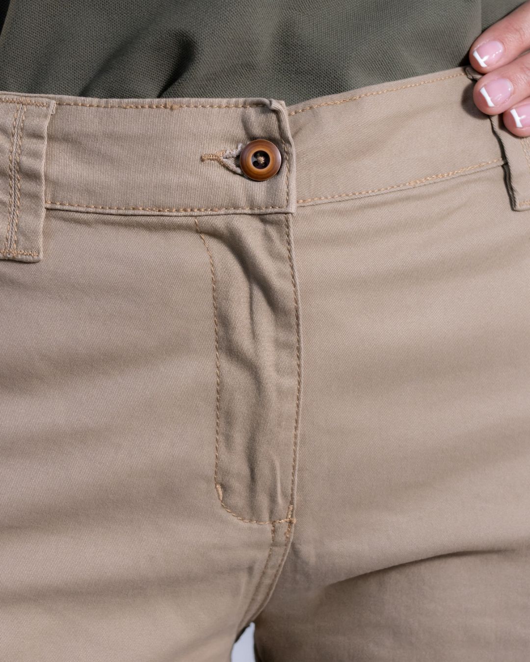 Women's Beige Shorts