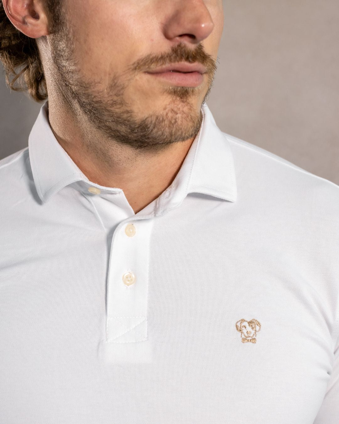 The Impeccable Long Sleeve Polo™ White