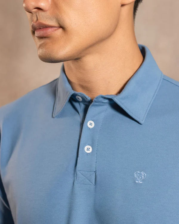 The Impeccable Polo™ Chino Blue