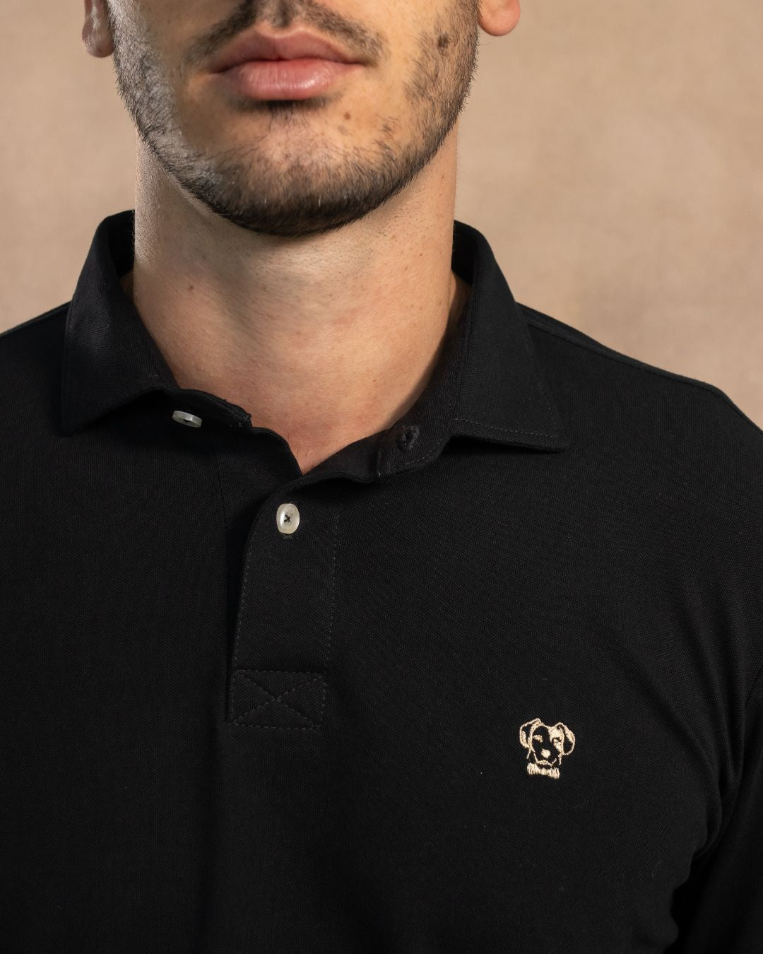 The Impeccable Long Sleeve Polo™ Black