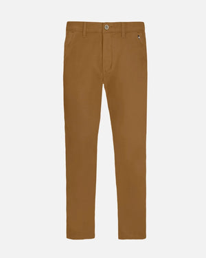 Pantalón Elástico Camel para hombre marca DANTE tallaje regular fit foto mockup