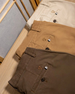 Pantalón Elástico Mocca para hombre marca DANTE tallaje regular fit foto pants