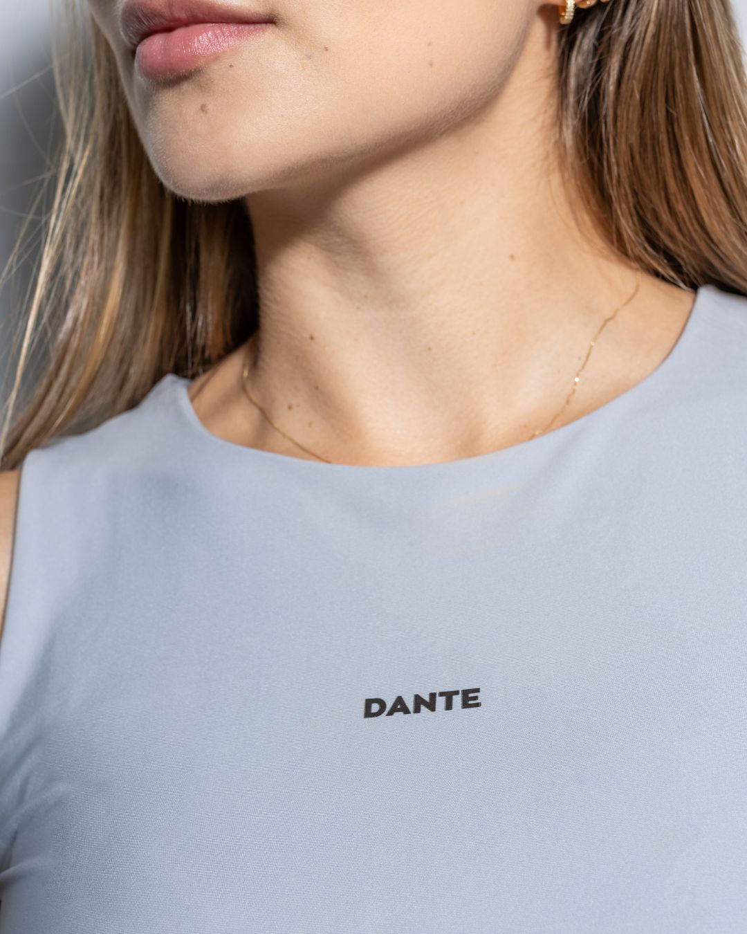 Gray Stain Resistant Top - Slim Fit