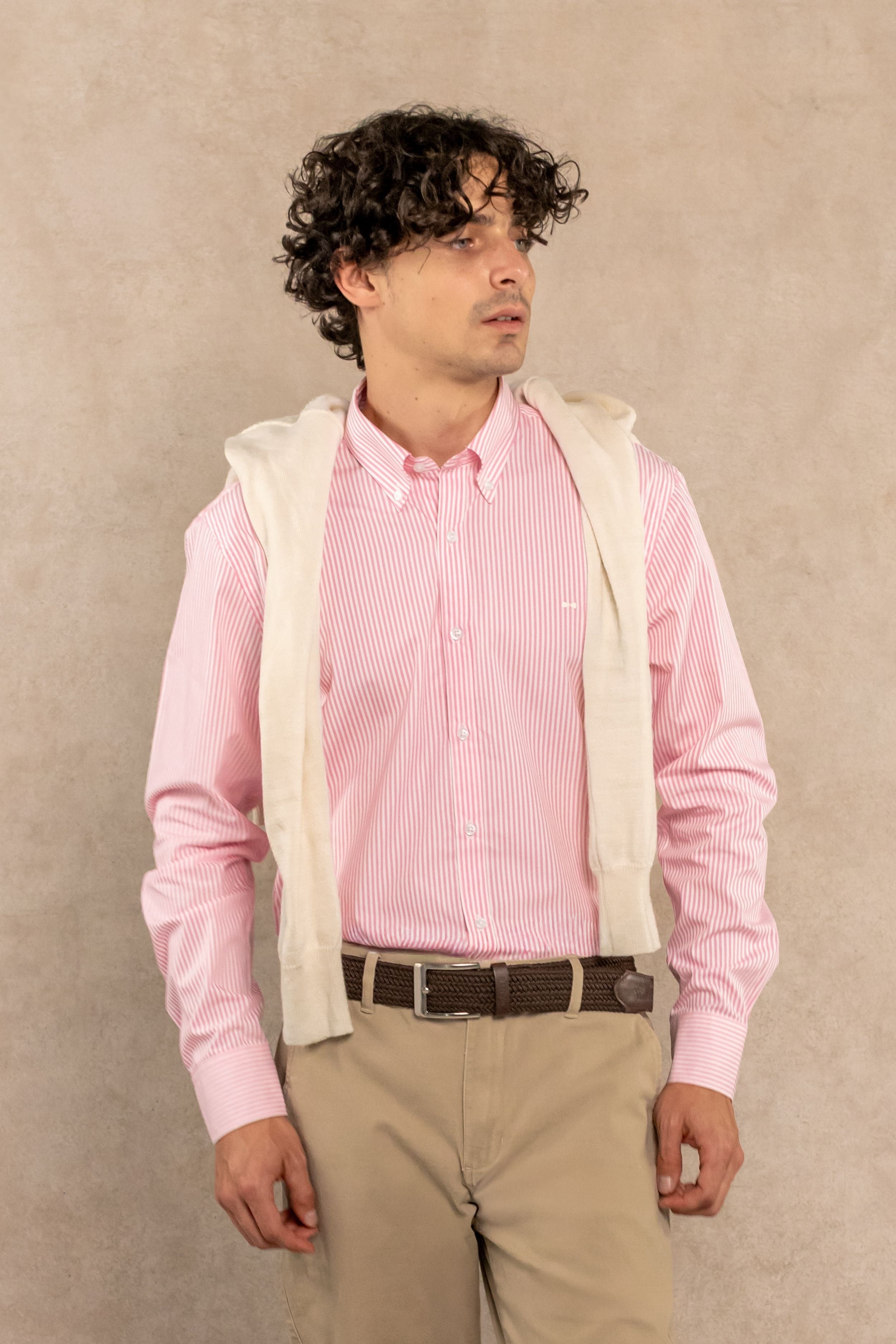 The Impeccable Shirt™ | Poplin in Pink Stripes