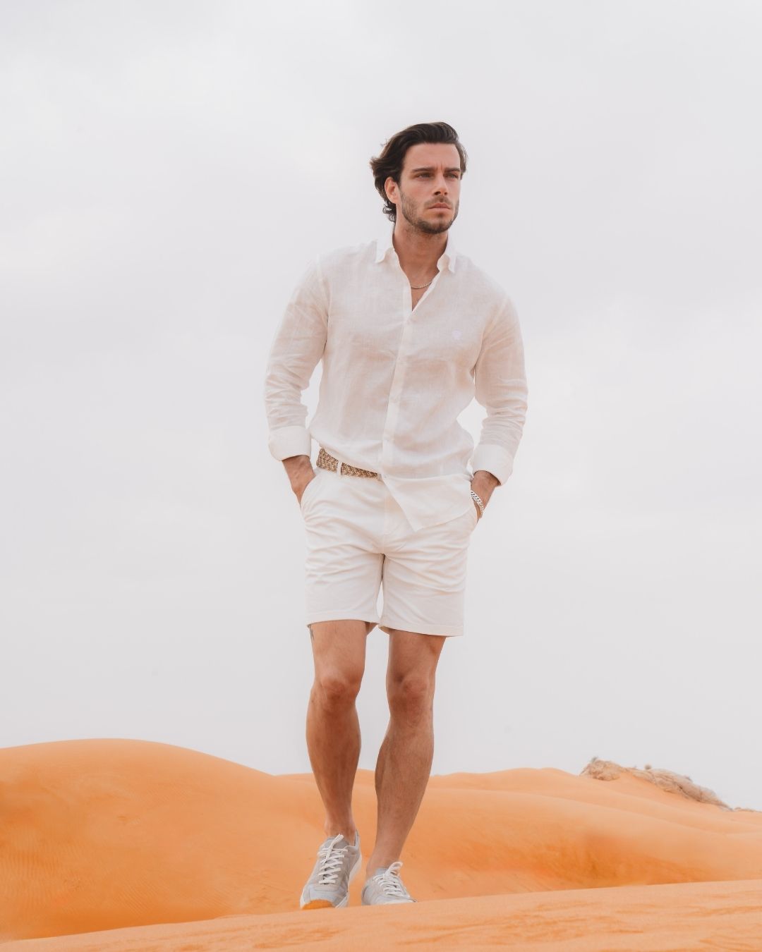 Organic Ivory Linen Shirt