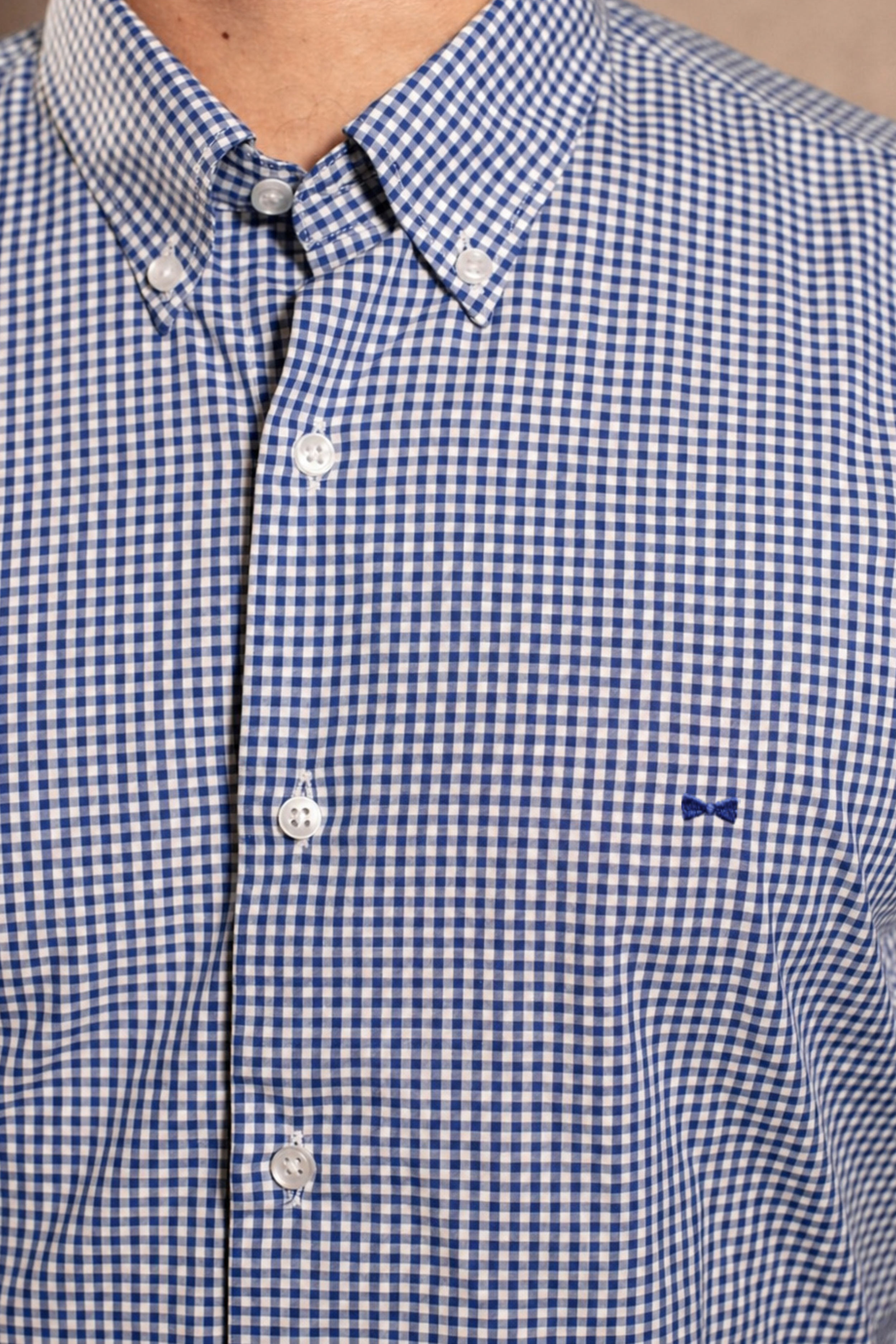 The Impeccable Shirt™ | Poplin in Dark Blue Checkered