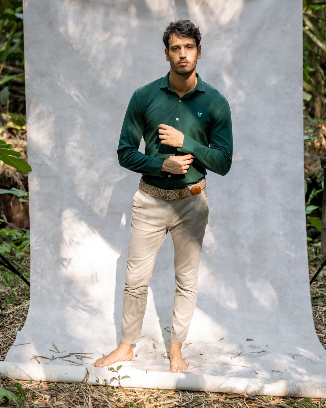 The Impeccable Shirt™ | Piqué in Emerald