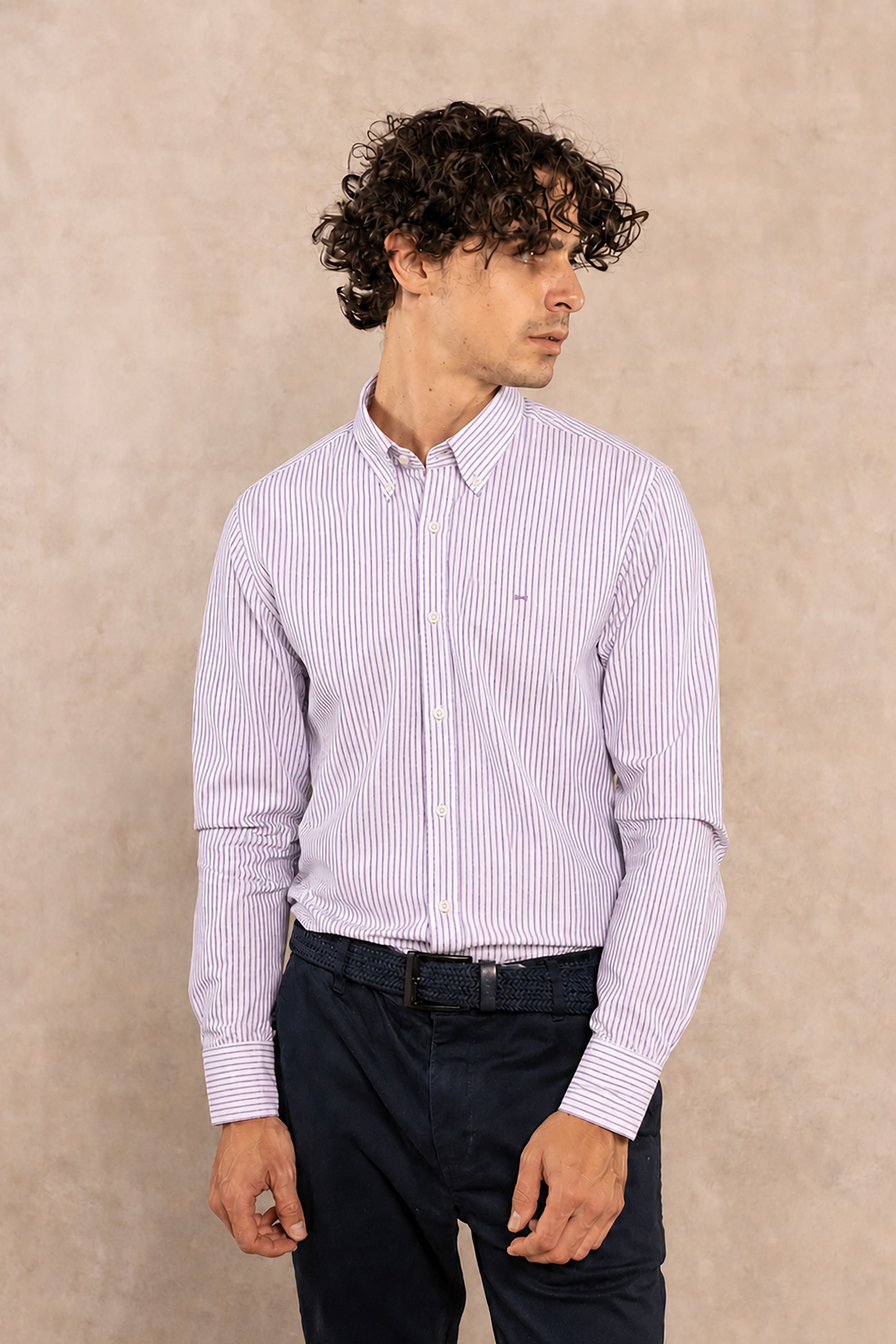 The Impeccable Shirt™ | Poplin Lilac Stripes