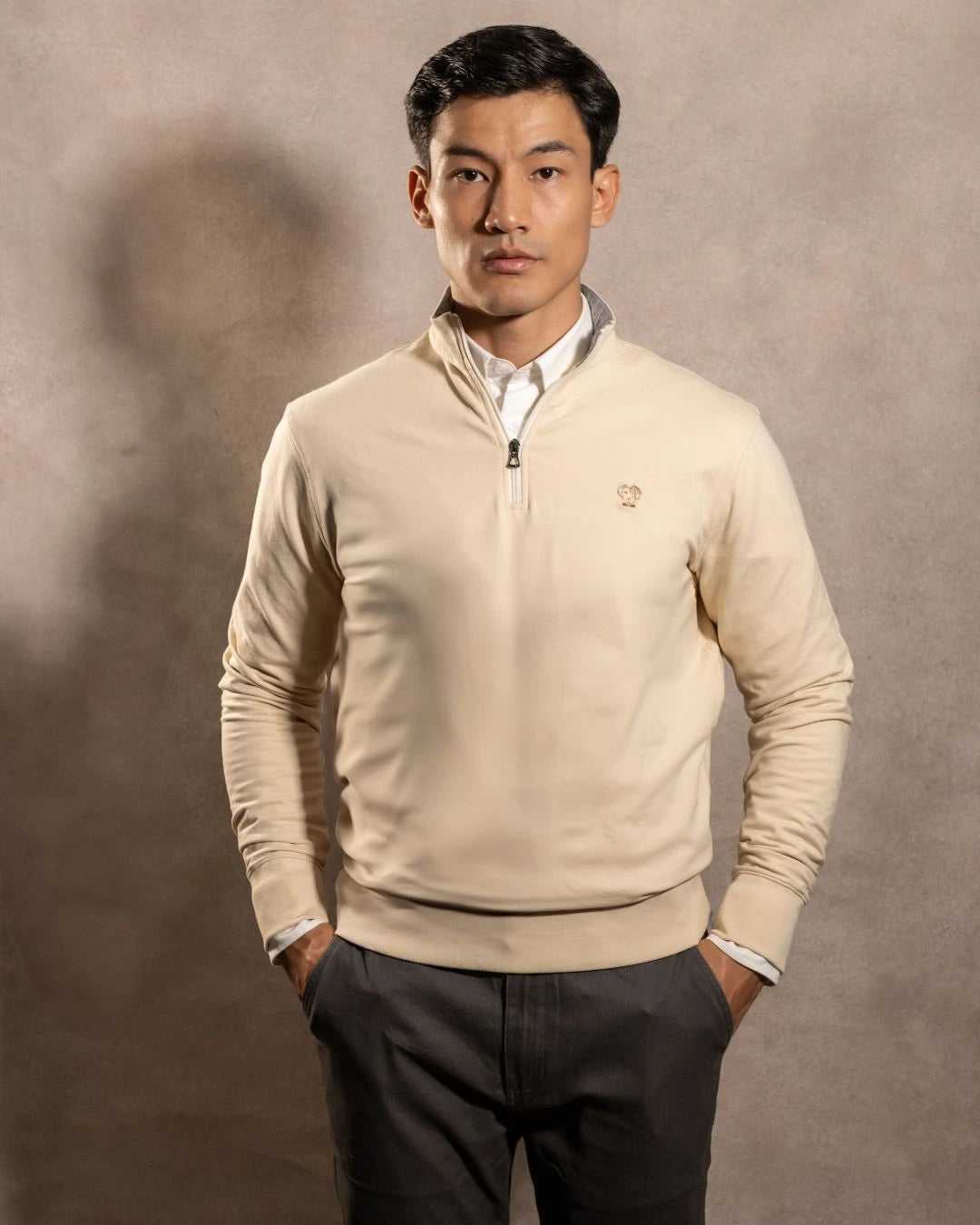 The Impeccable Halfzip™ Ivory