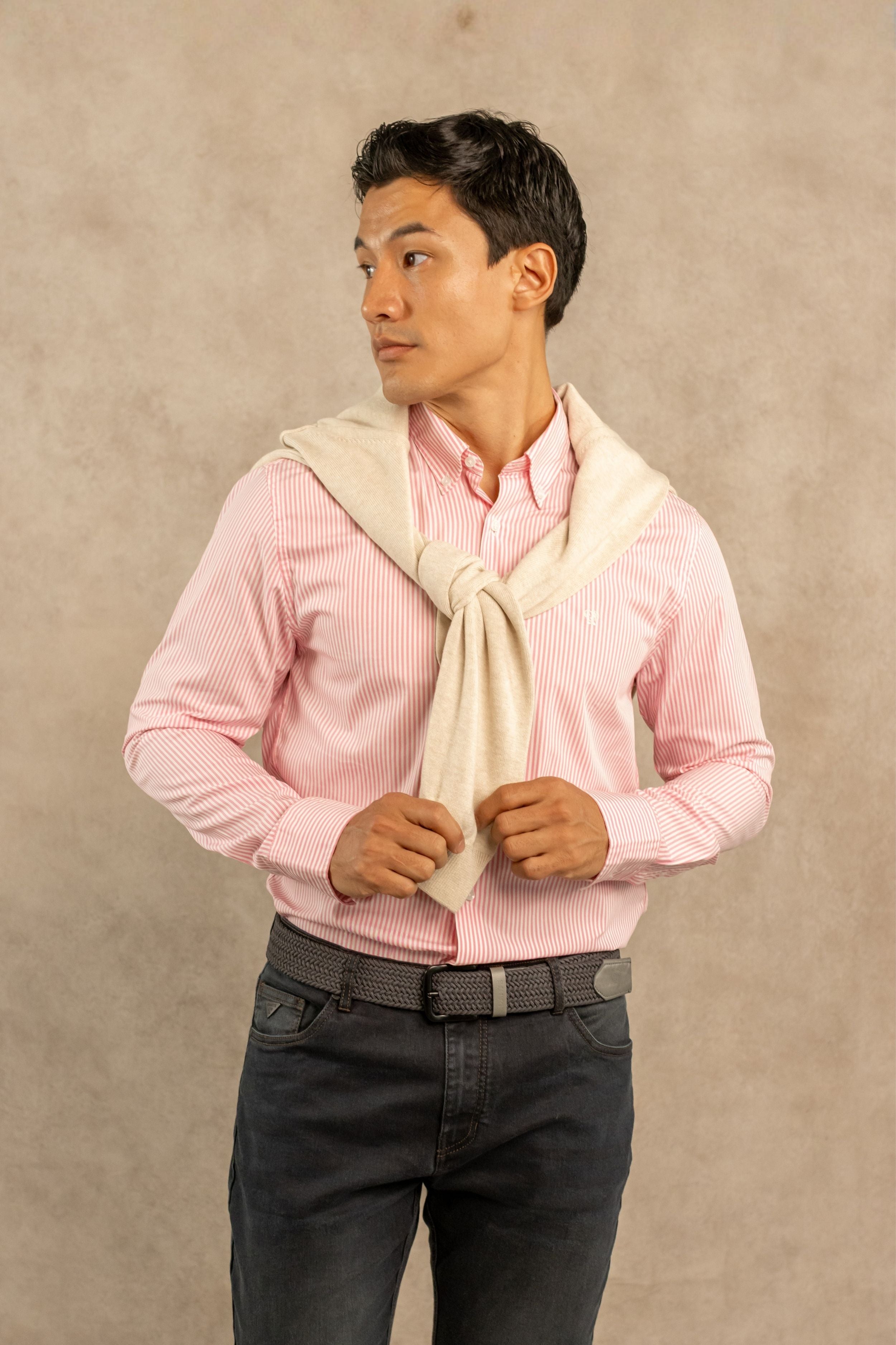The Impeccable Shirt™ | Poplin in Pink Stripes