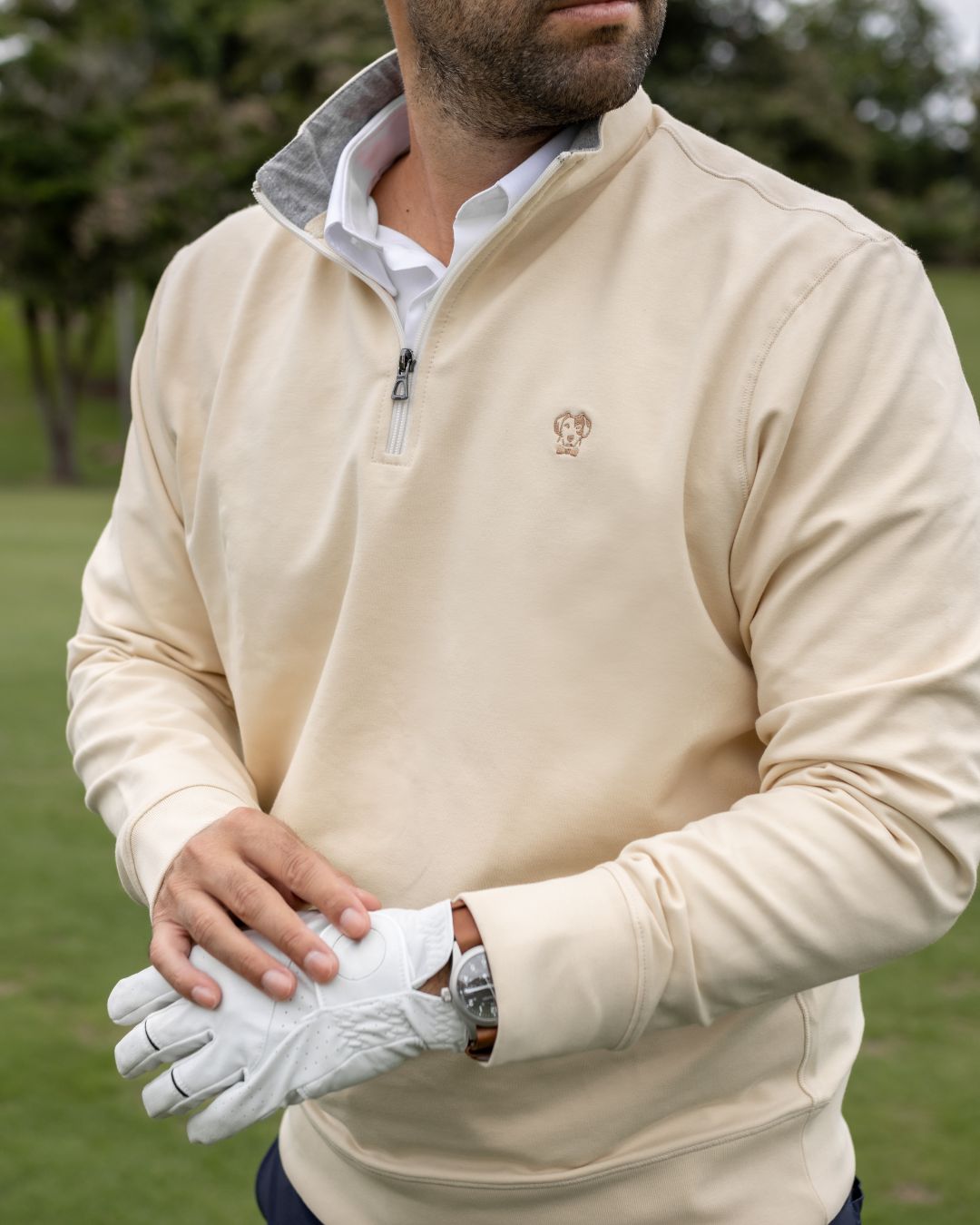 The Impeccable Halfzip™ Ivory