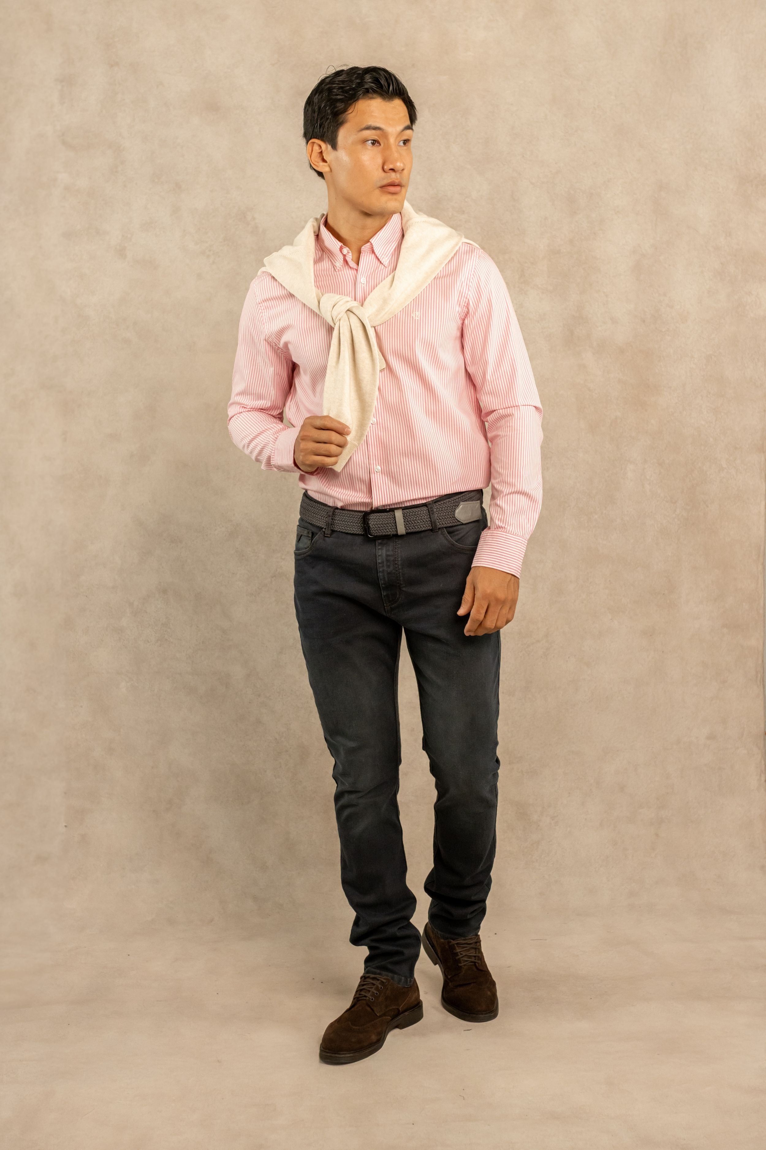The Impeccable Shirt™ | Poplin in Pink Stripes