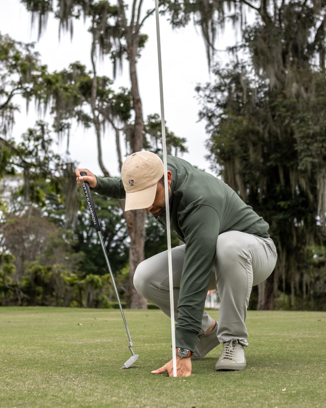 The Impeccable Halfzip™ Military Green