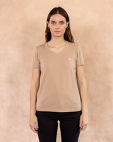 The Impeccable V-collar Tee™ – Women’s / Beige