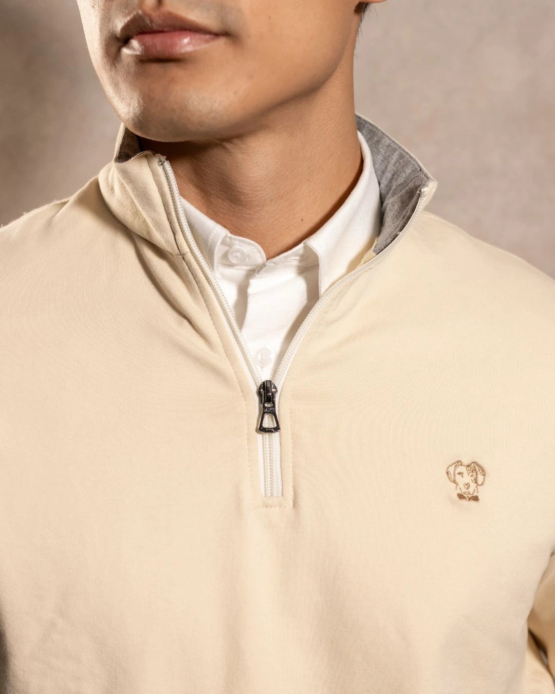 The Impeccable Halfzip™ Ivory