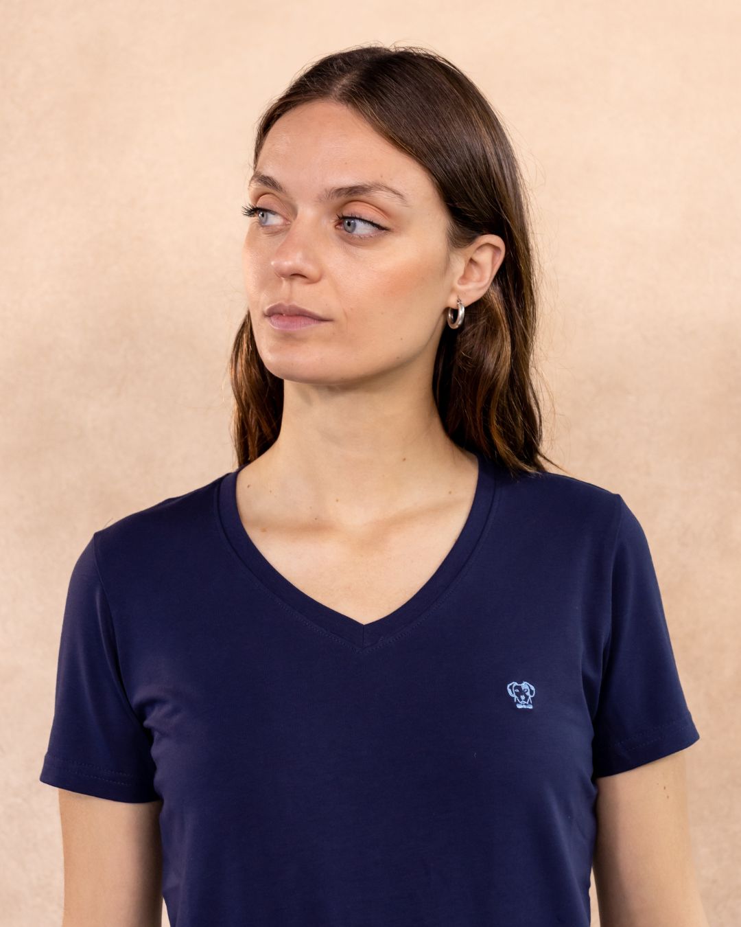 The Impeccable V-collar Tee™ – Women’s / Navy Blue