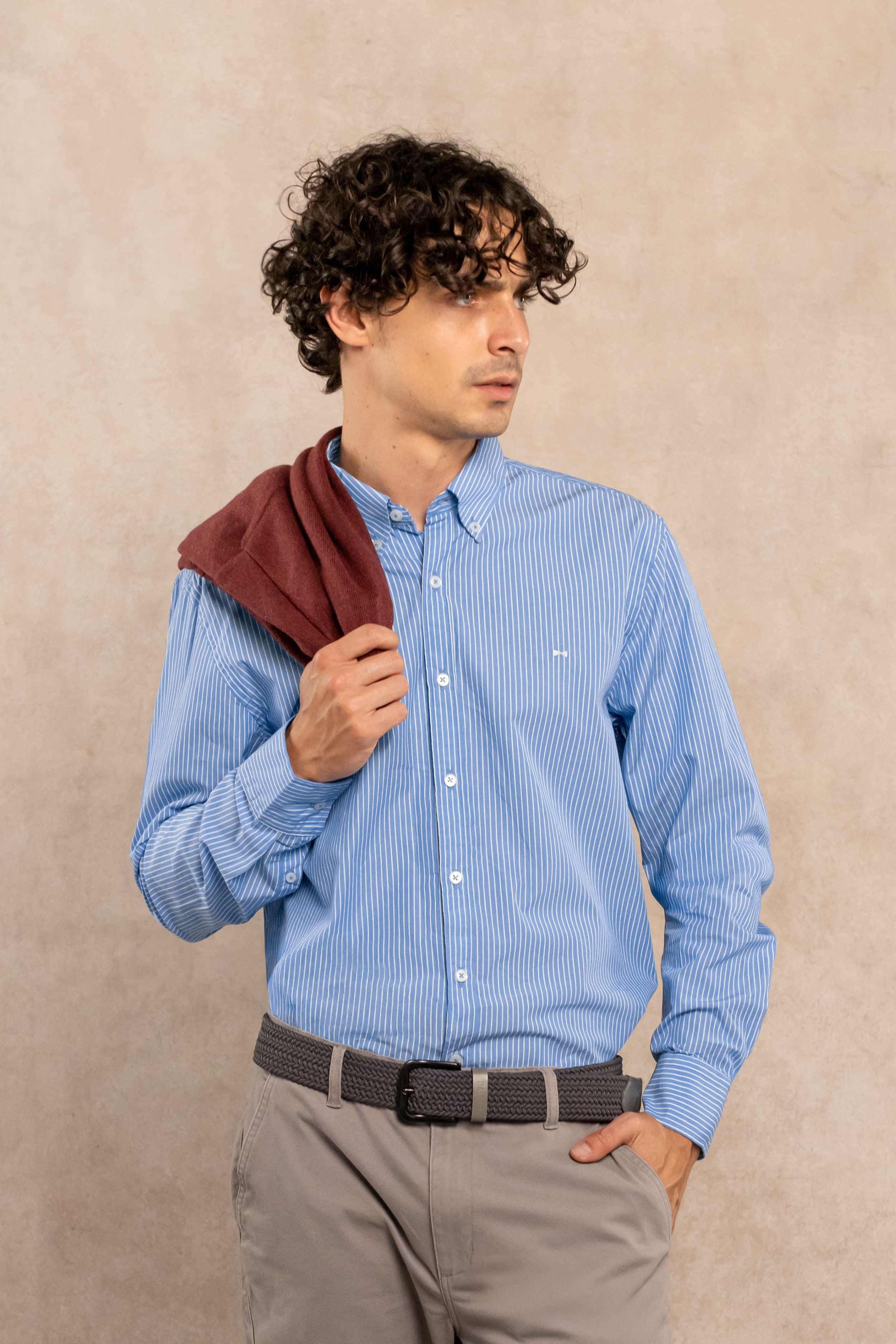 The Impeccable Shirt™ | Poplin Blue Stripes