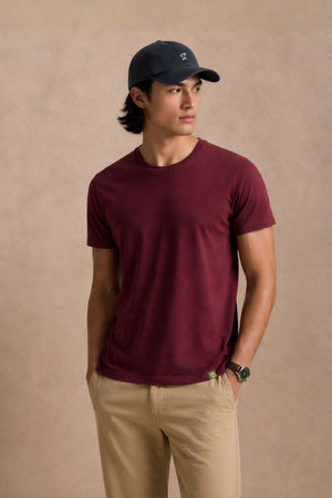 The Impeccable Tee™ – Burgundy