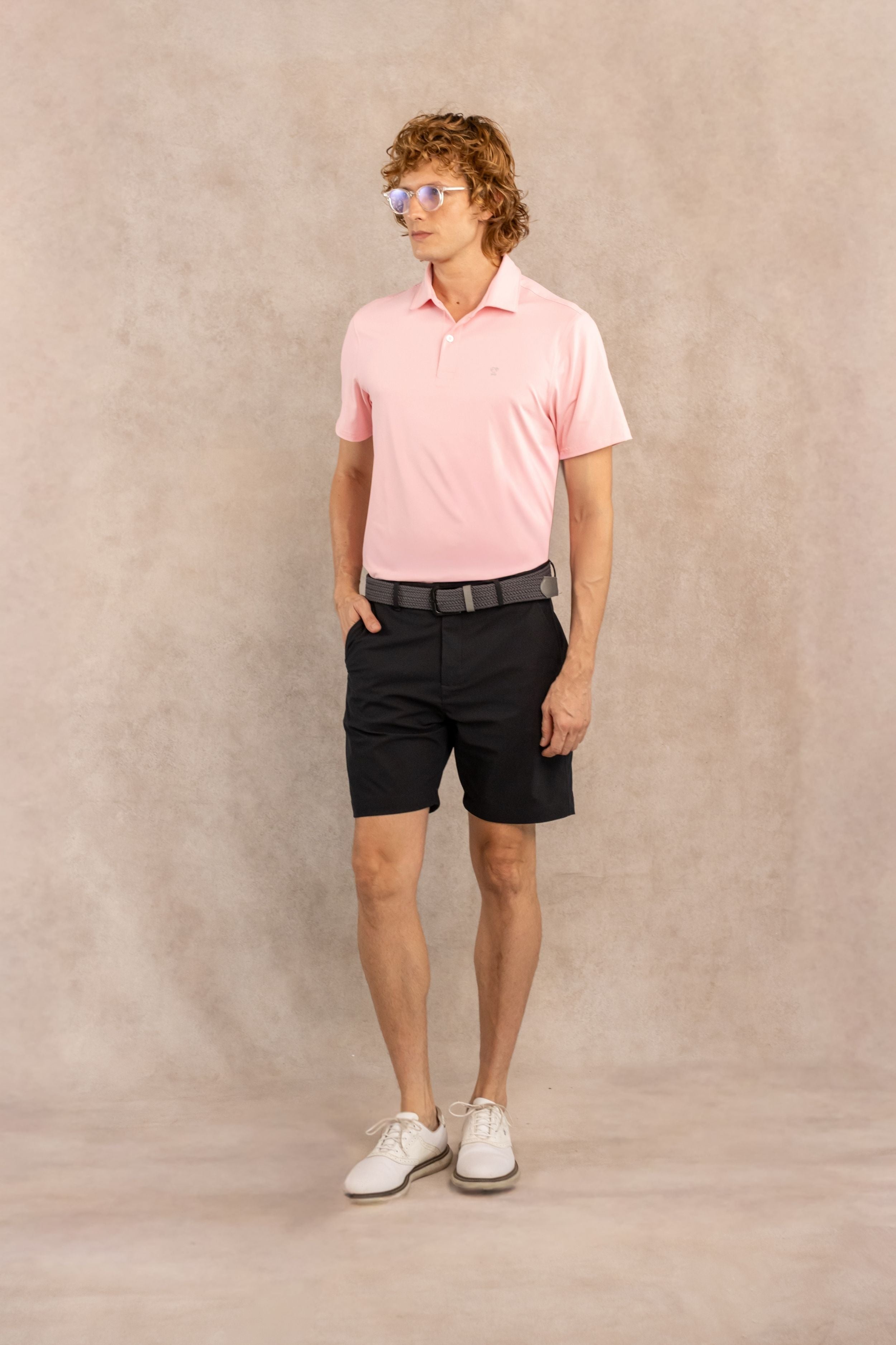 Dark Blue Performance Golf Shorts