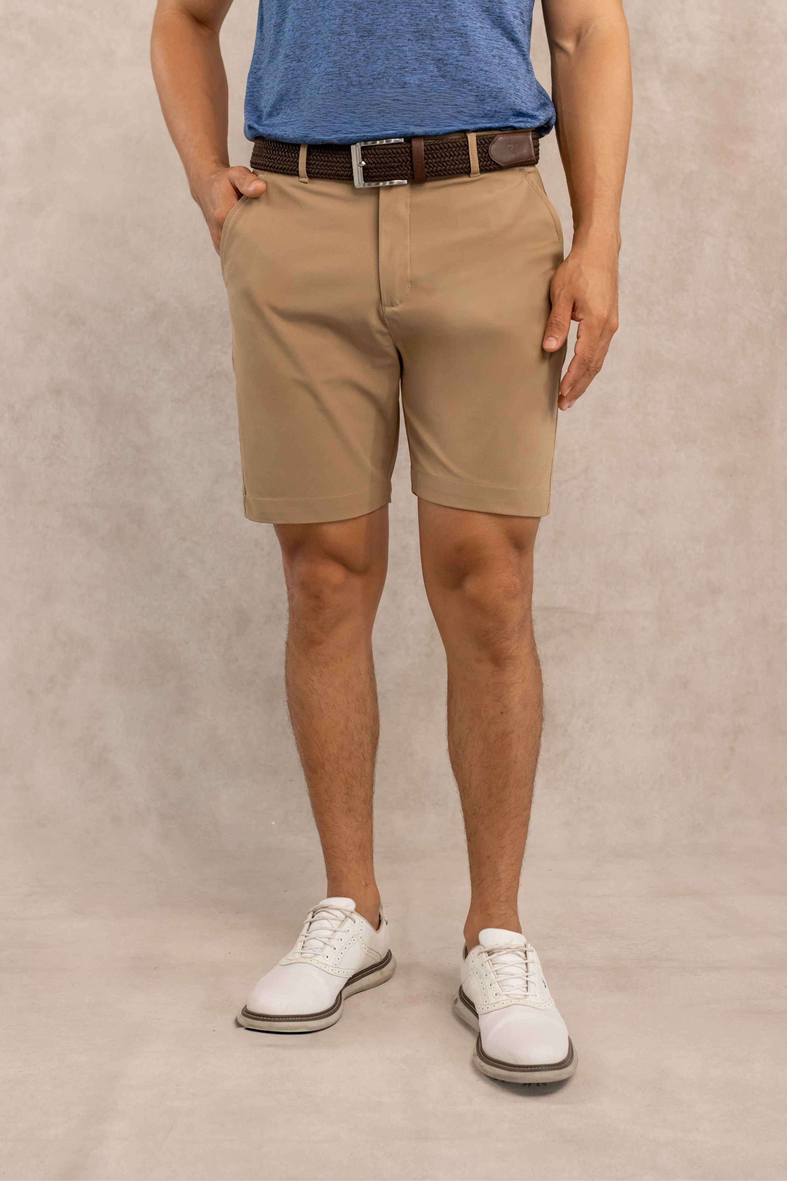 Camel Performance Golf Shorts