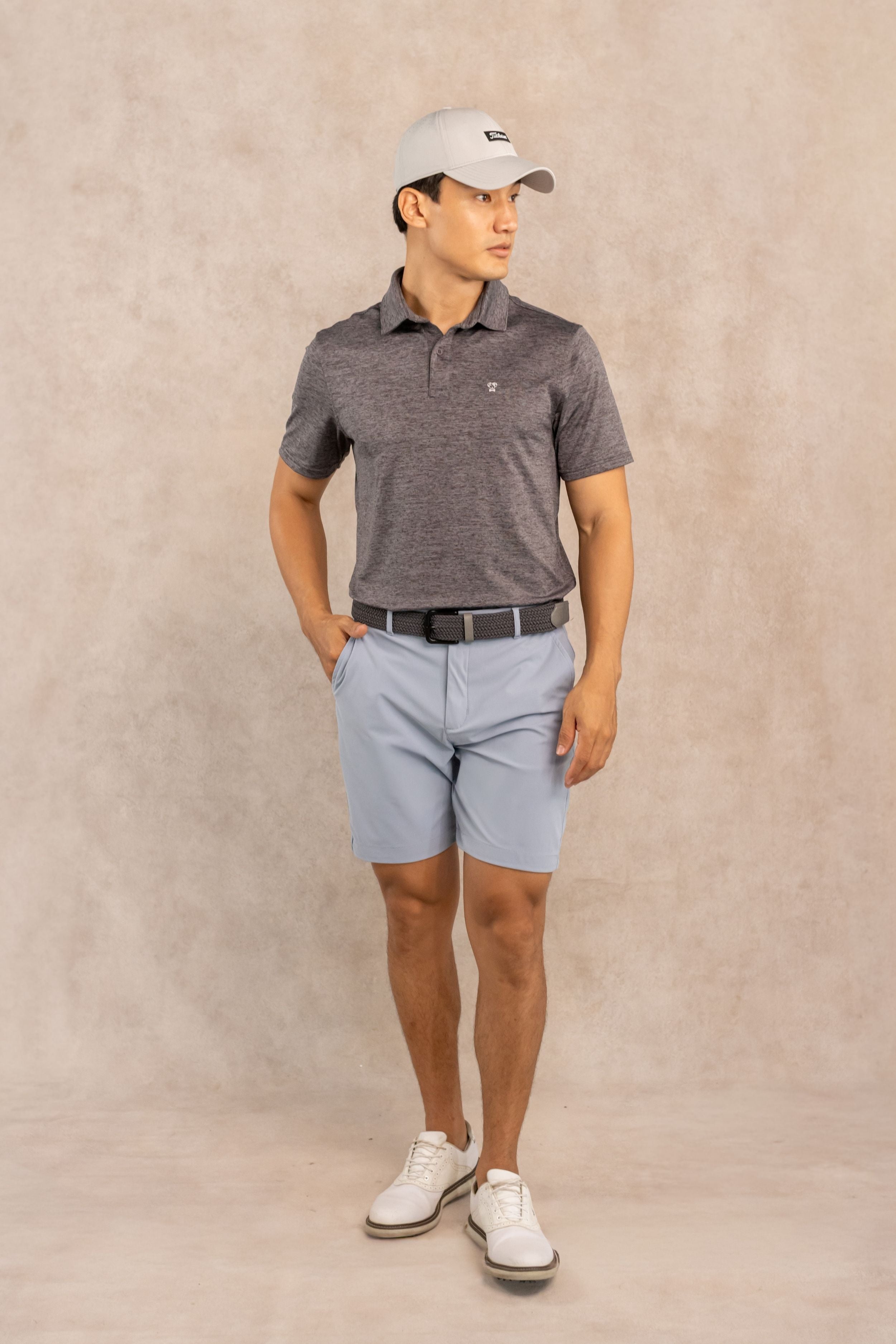 Baby Pink Performance Golf Shorts