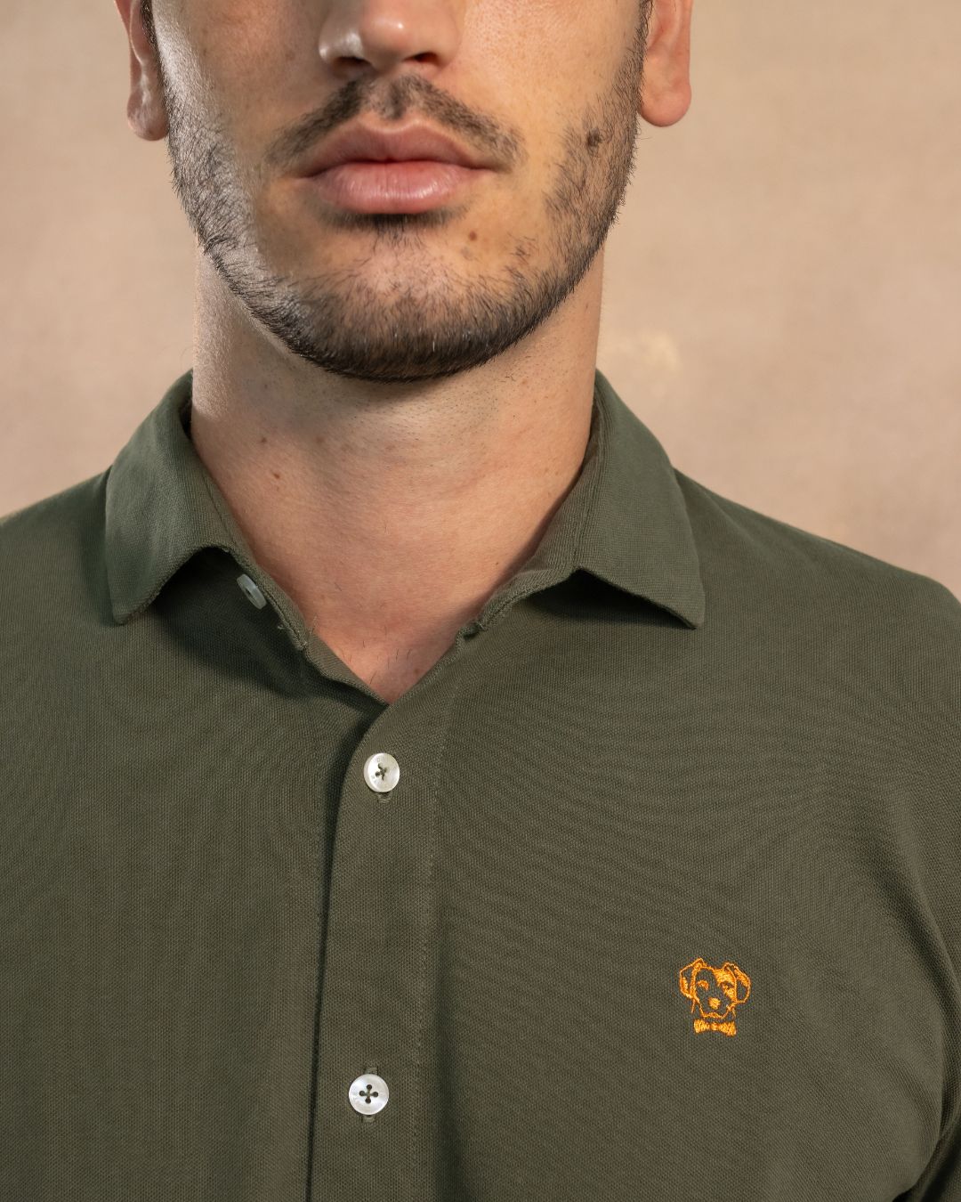The Impeccable Shirt™ | Piqué in Military Green