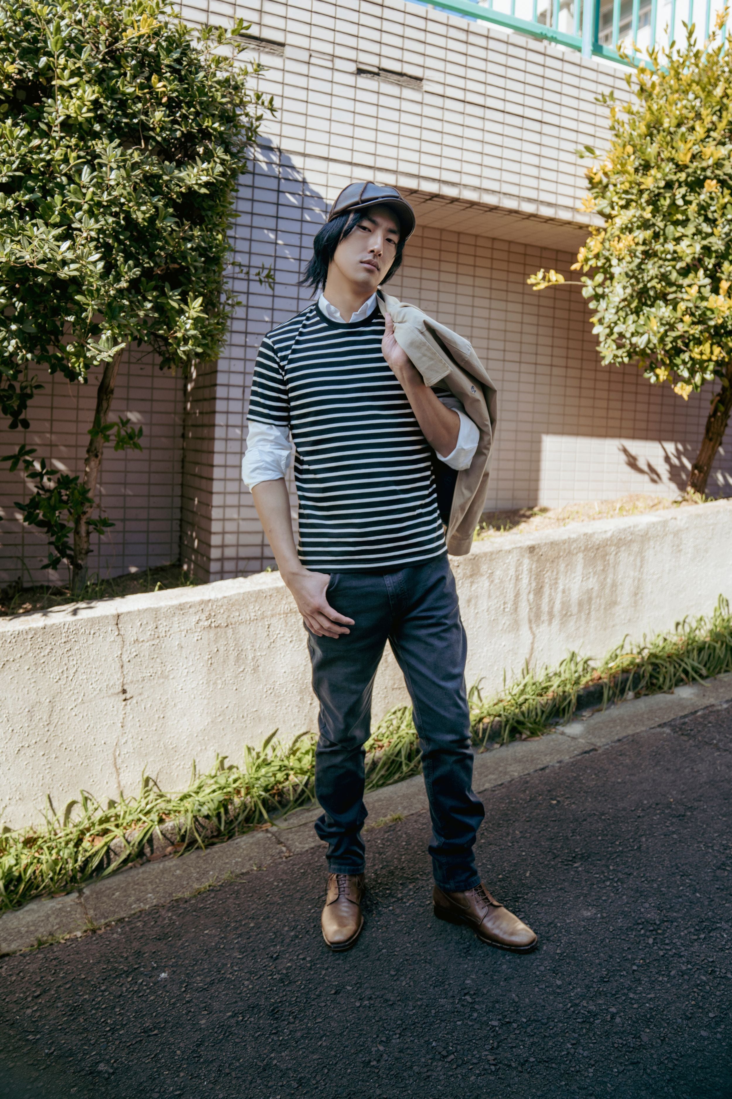 The Impeccable Tee™ – Black and White Stripes