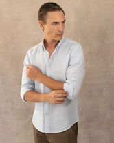 Linen Shirt – Capri Blue