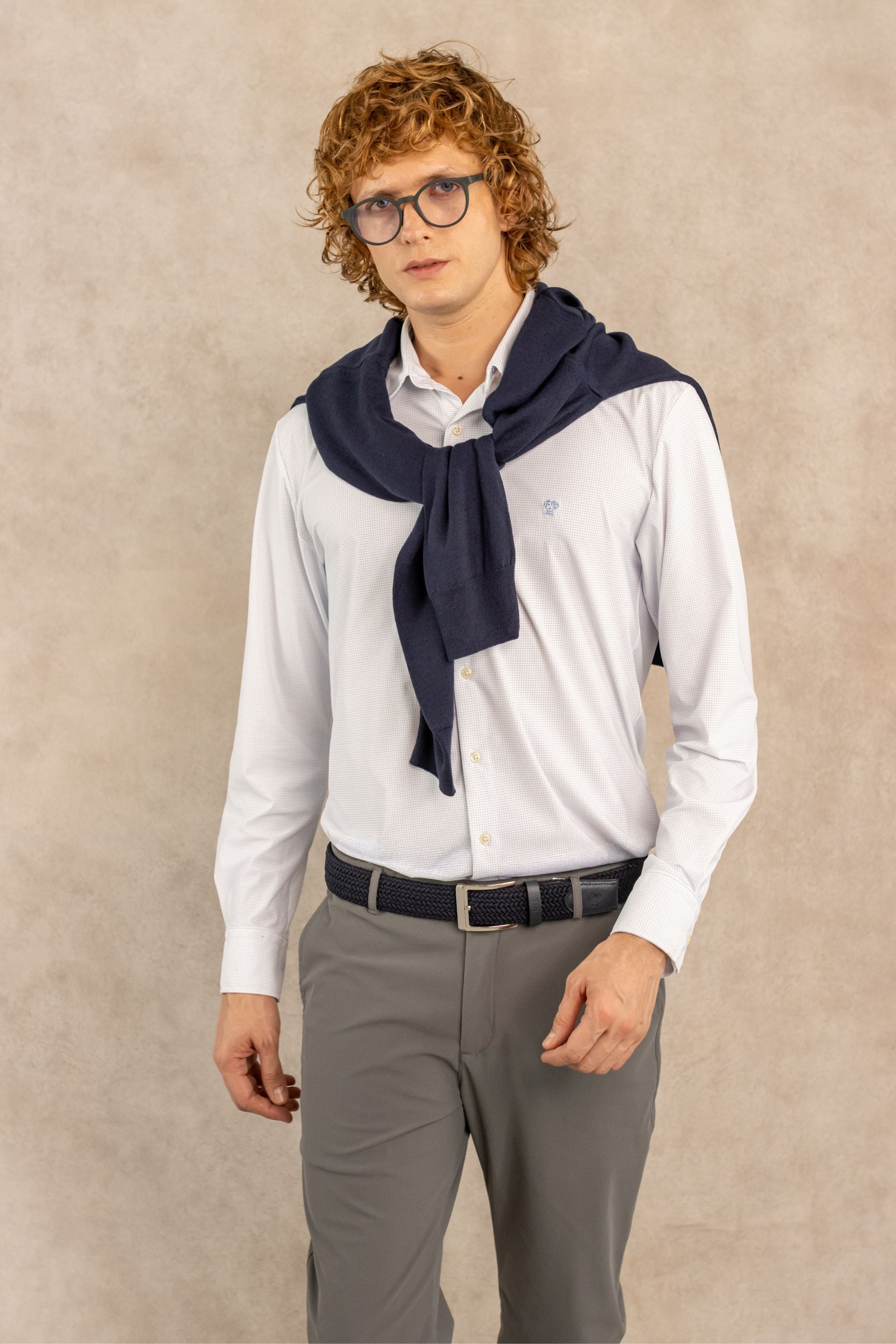 The Effortless Performance Shirt™ in Blue Dots