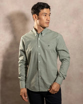 The Impeccable Shirt™ | Poplin in Dark Green Checkered