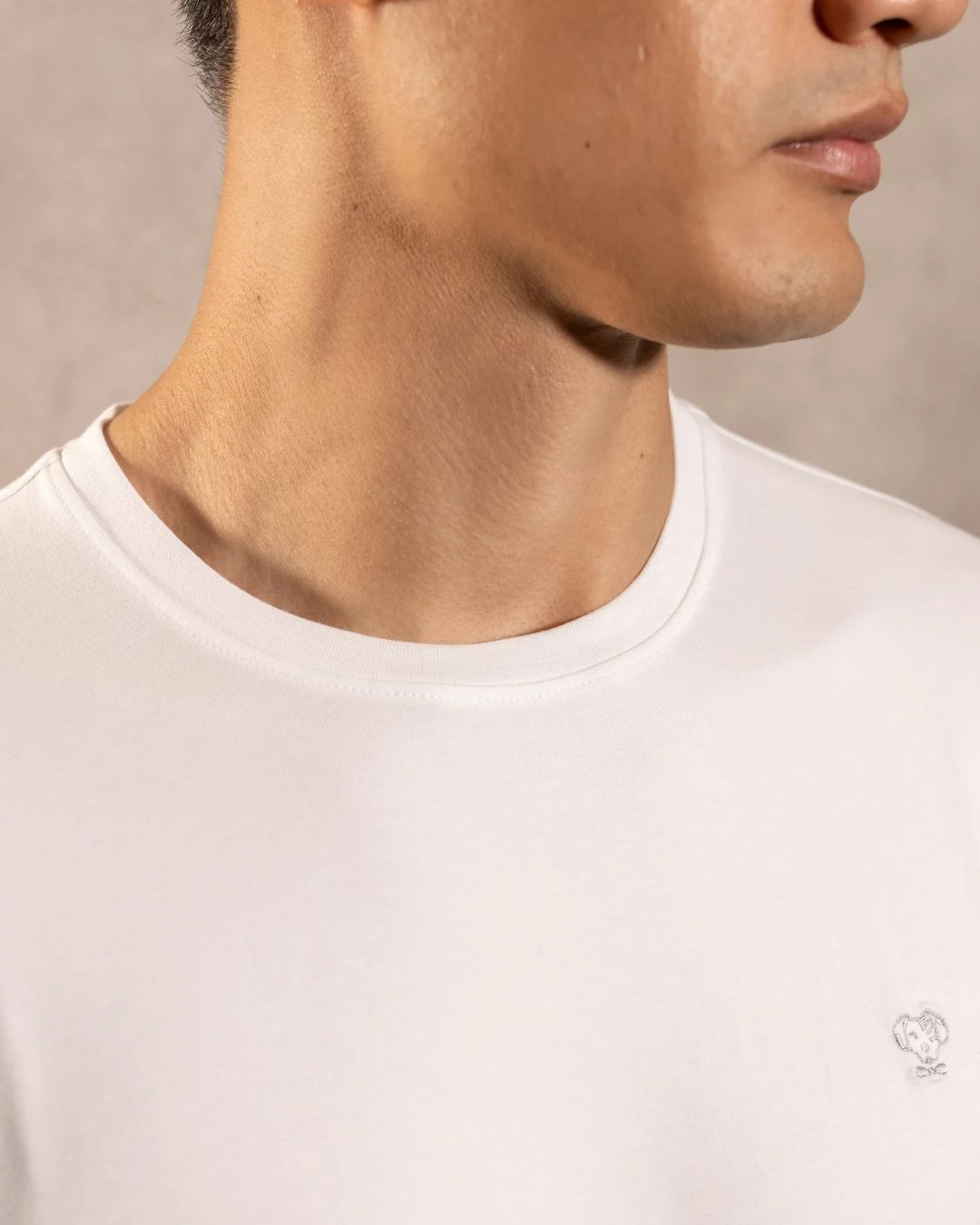 The Impeccable Tee™ – White | Grey Logo