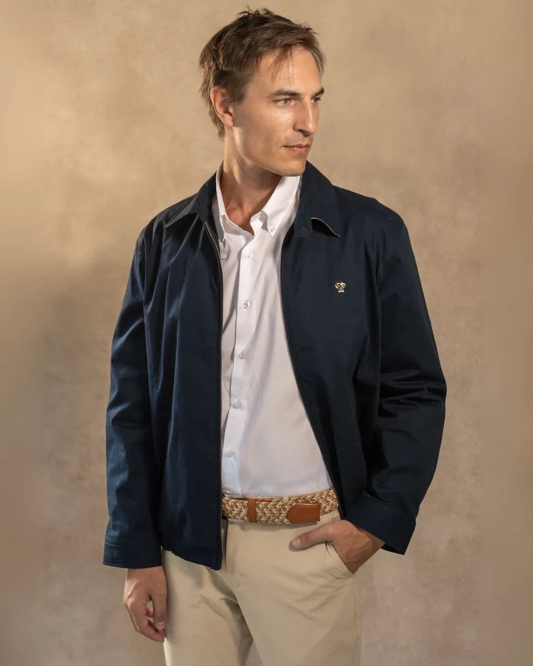 Kyoto Stain-Resistant Jacket – Dark Blue