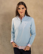 The Impeccable Halfzip™ Paris Sky Blue