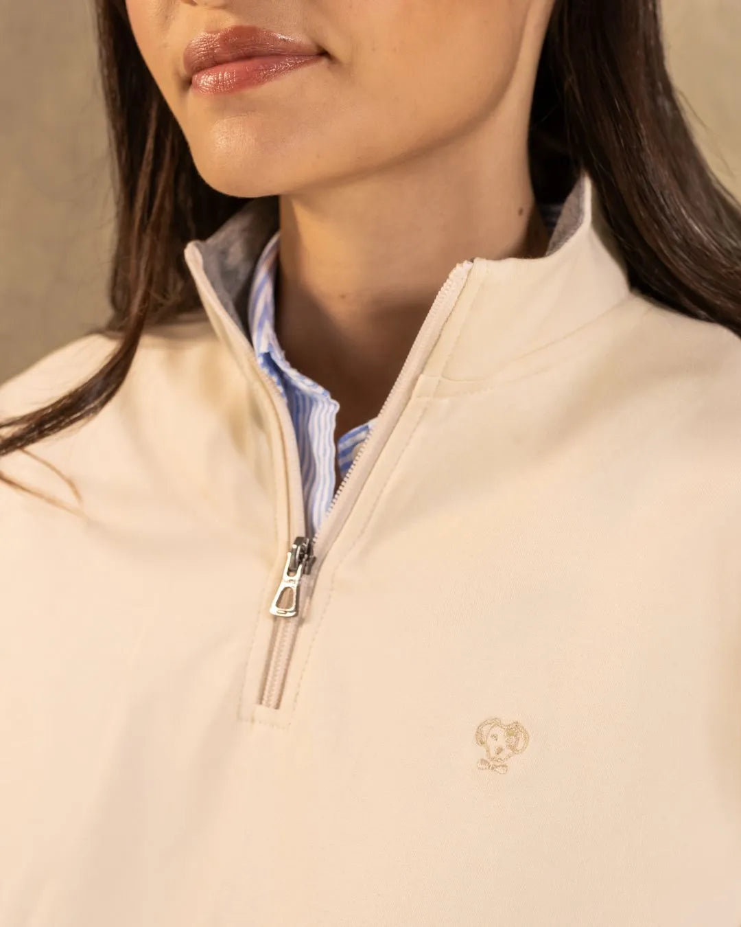 The Impeccable Halfzip™ Paris Ivory