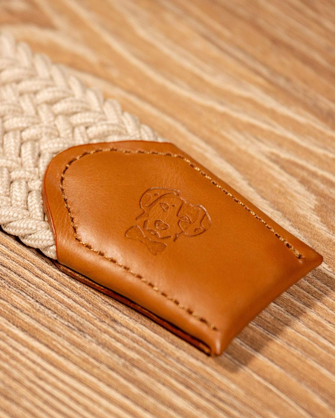 Braided Golf Ivory Belt