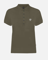 Military Green Stain Resistant Woman's Polo