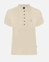 Beige Stain Resistant Woman's Polo